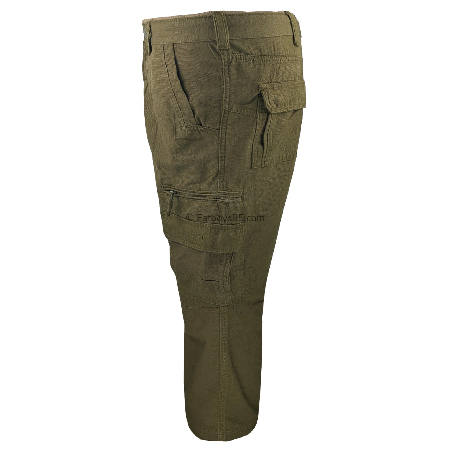 Kam Cargo Trousers - KBS 118 - Khaki 3
