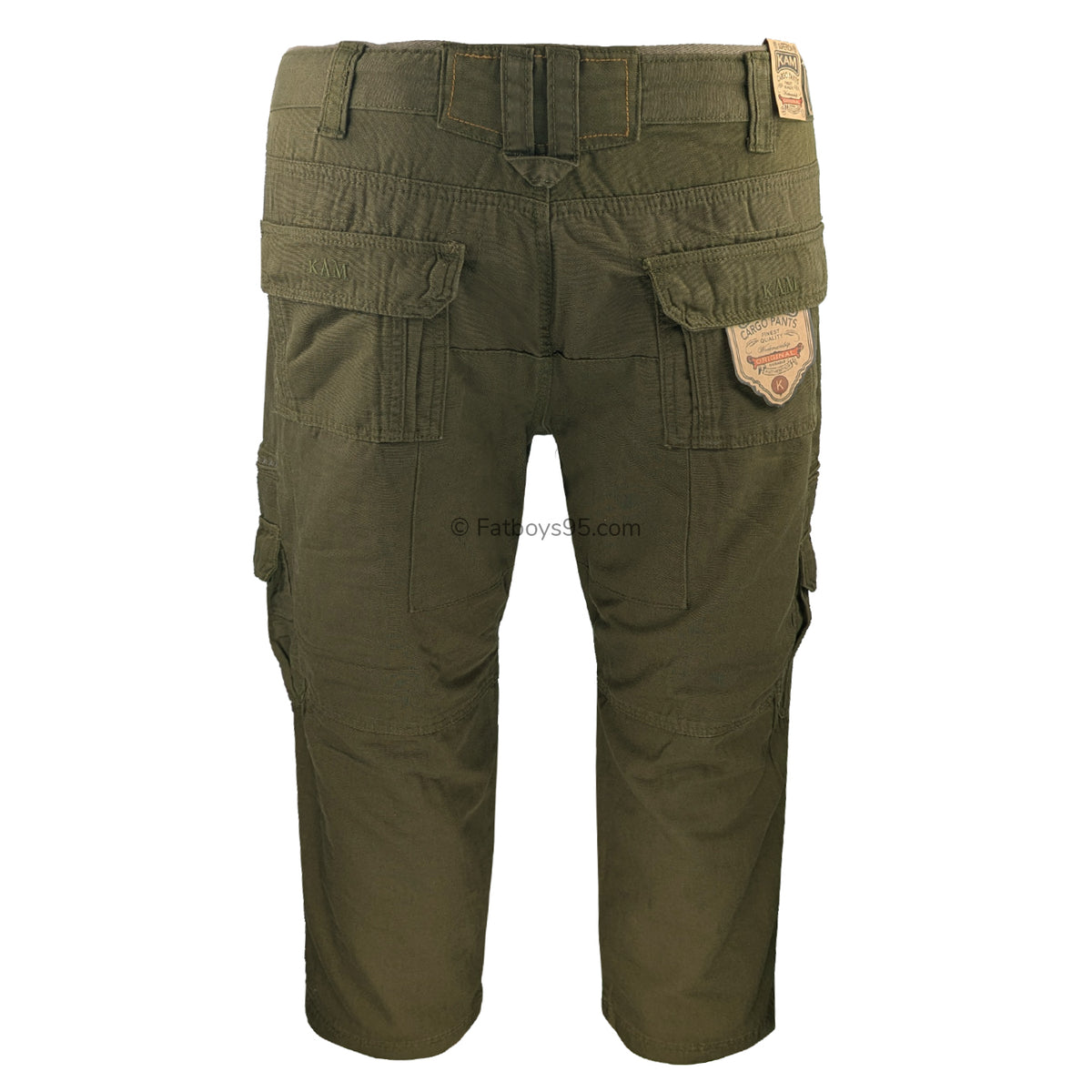 Kam Cargo Trousers - KBS 118 - Khaki 4