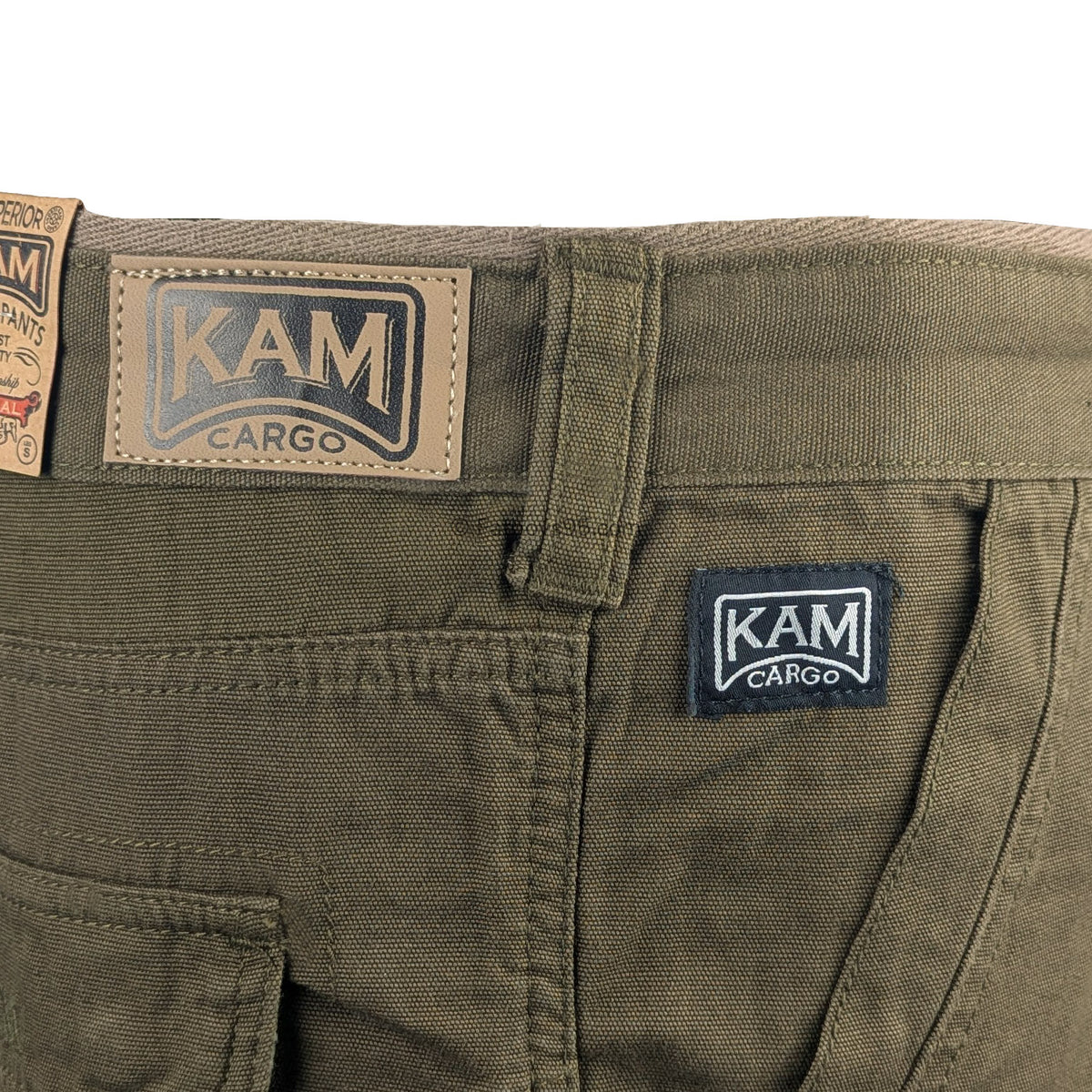 Kam Cargo Trousers - KBS 118 - Khaki 7