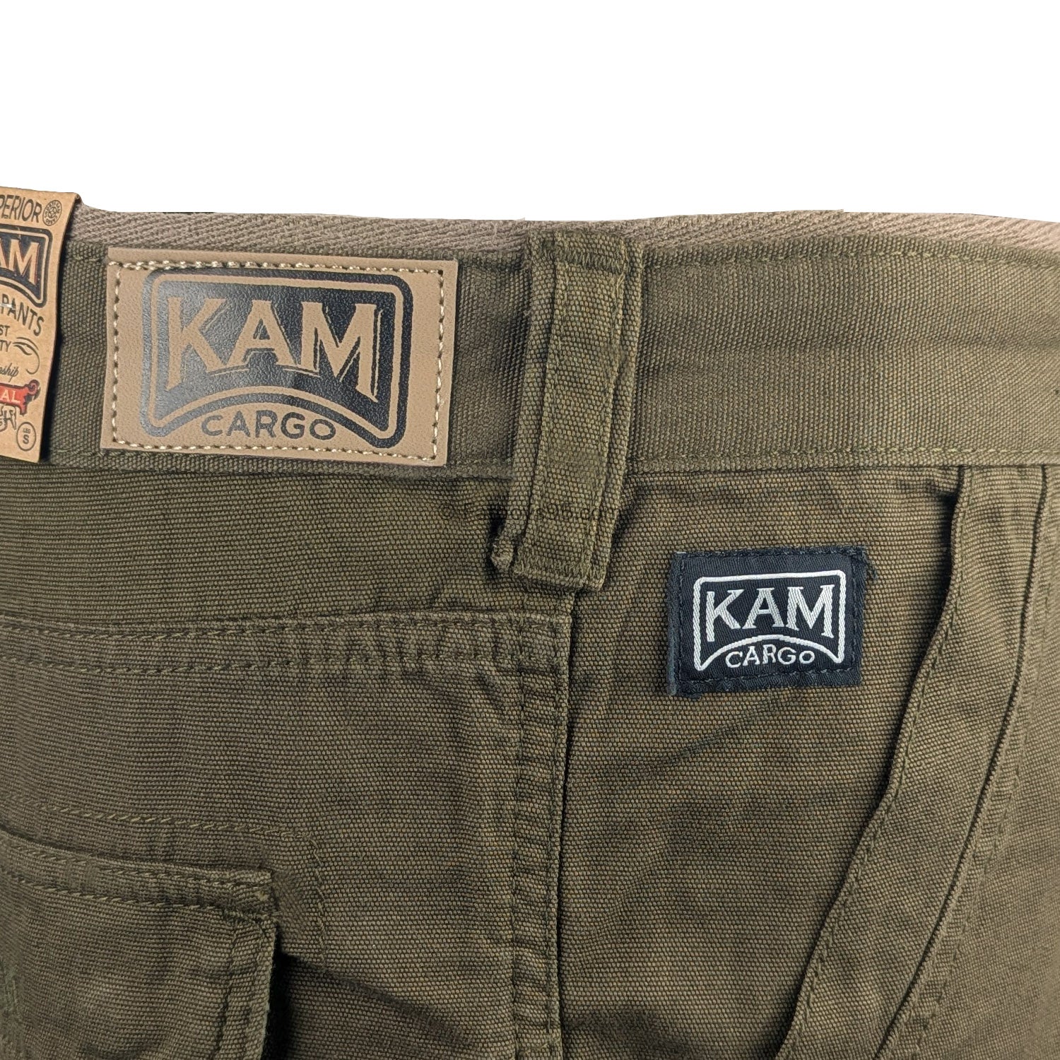 Kam Cargo Trousers - KBS 118 - Khaki 7