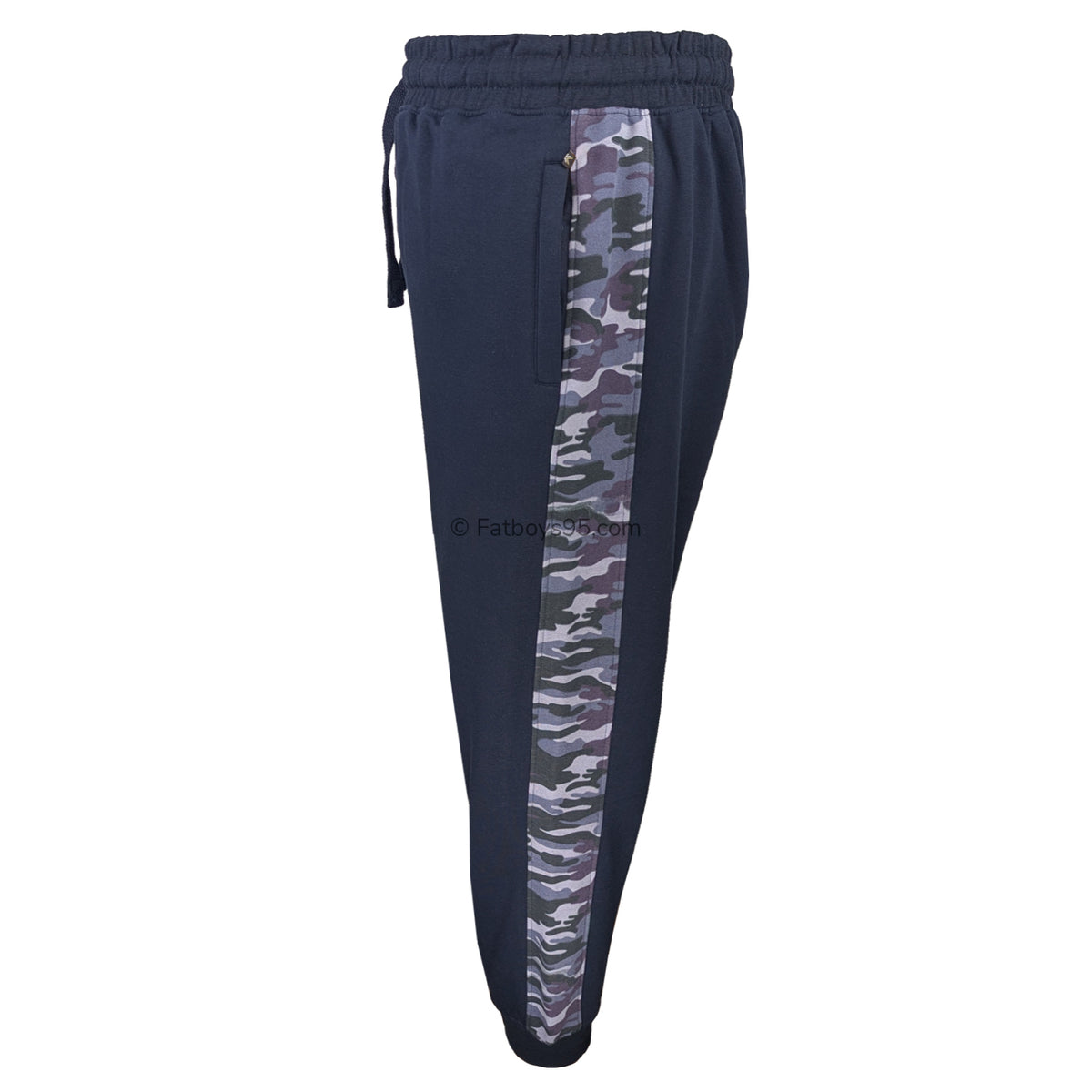 Kam Camo Joggers - KBS 236 - Navy 3