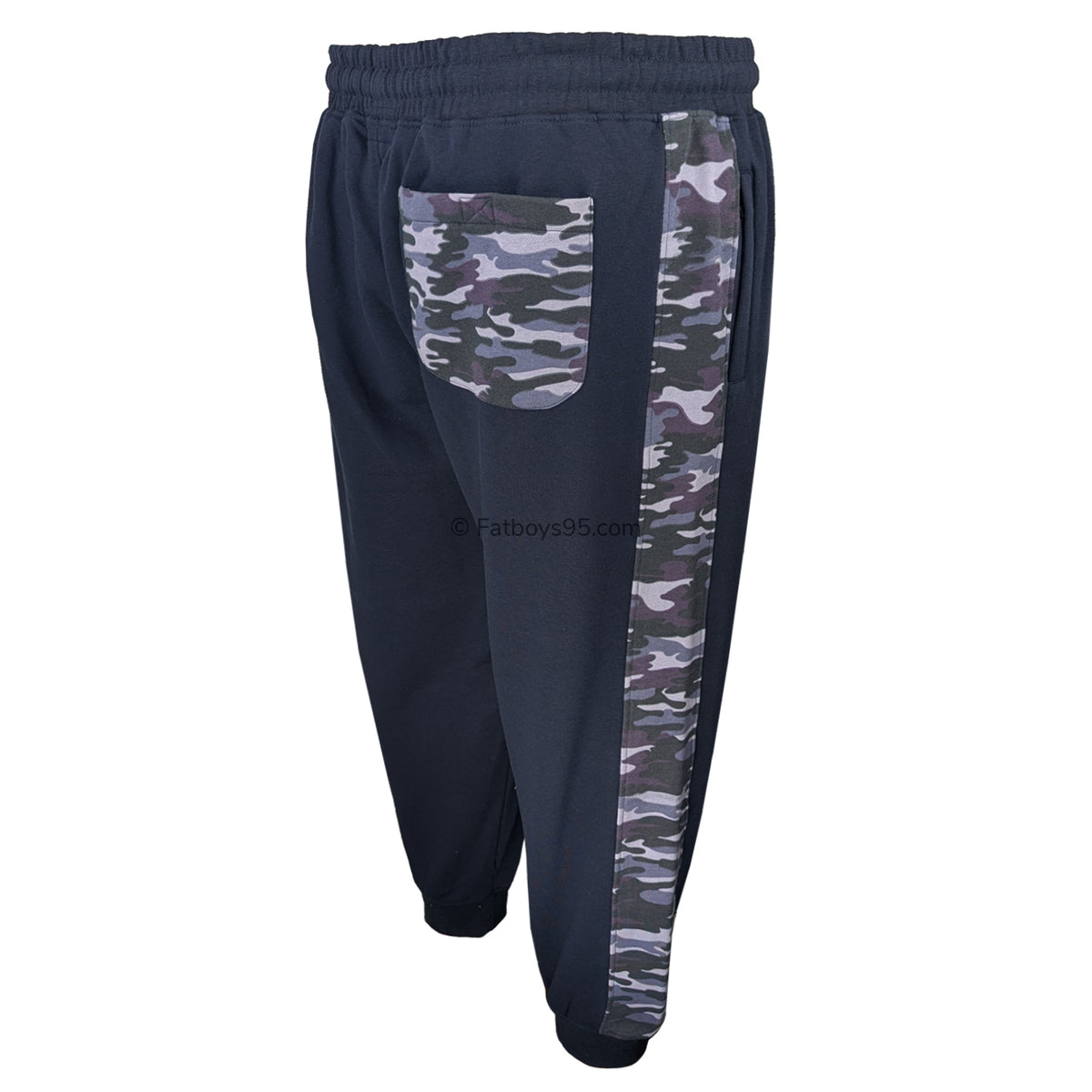 Kam Camo Joggers - KBS 236 - Navy 5