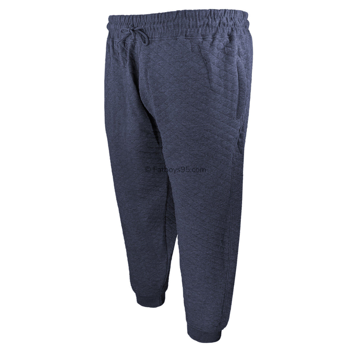 Kam Quilted Jersey Joggers - KBS 238 - Navy 2