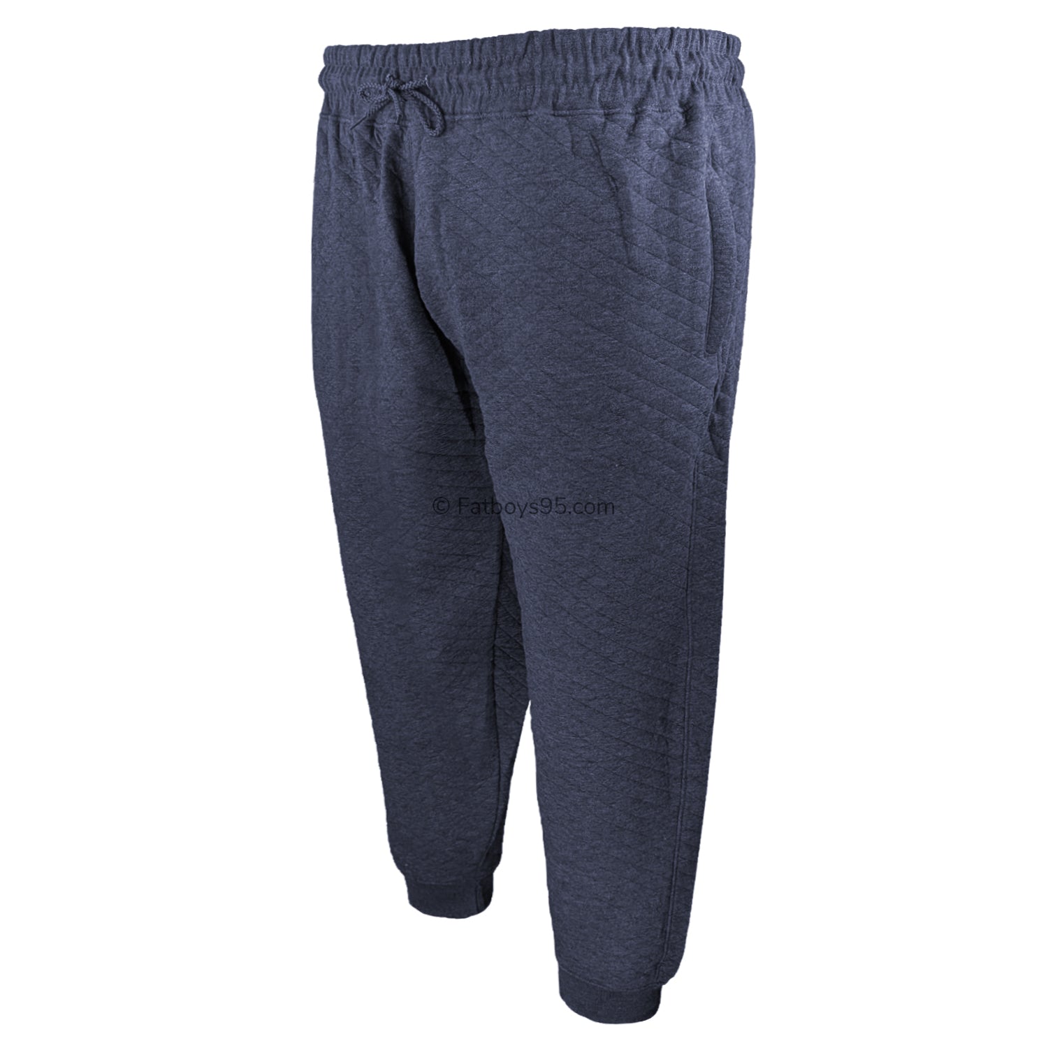 Kam Quilted Jersey Joggers - KBS 238 - Navy 2