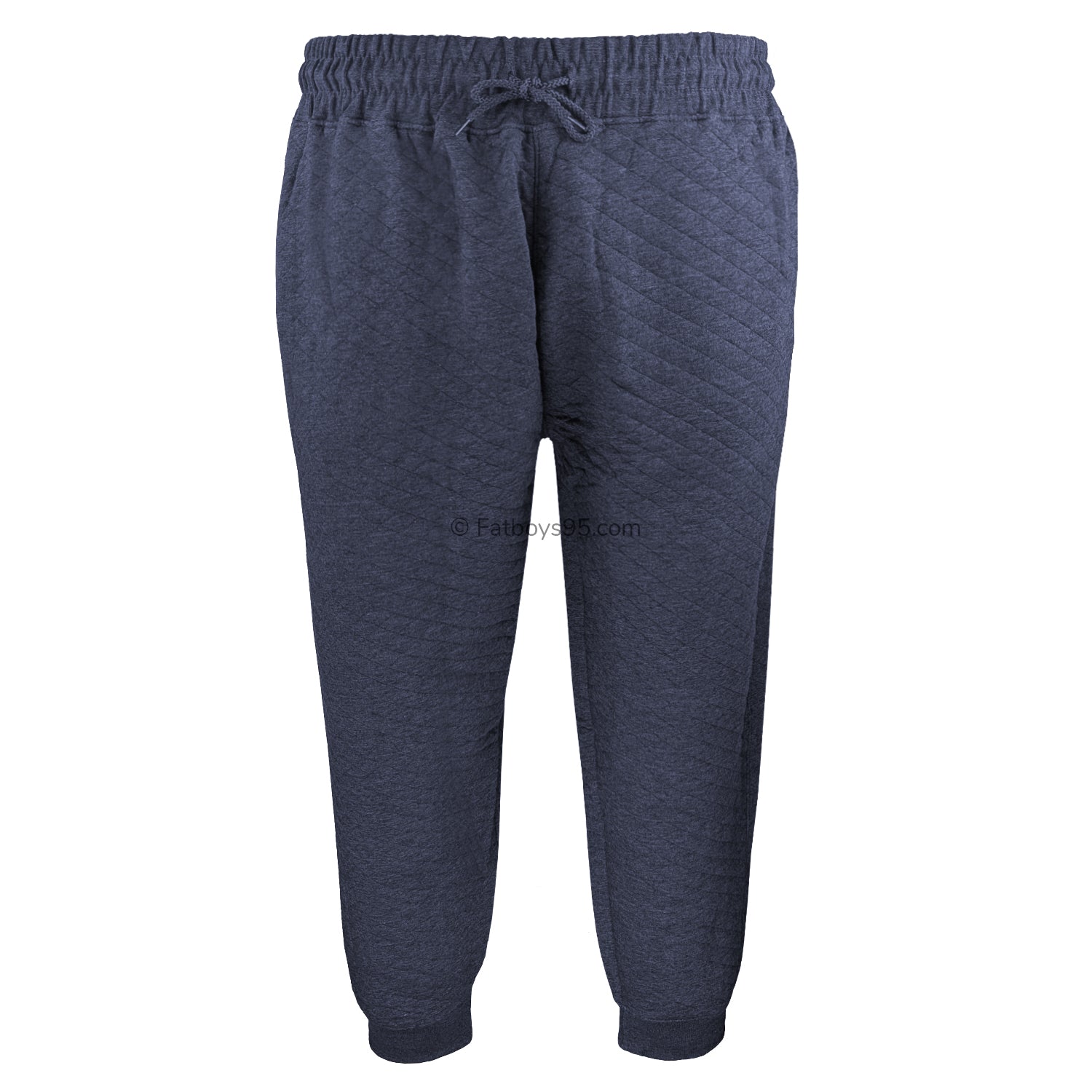 Kam Quilted Jersey Joggers - KBS 238 - Navy 1