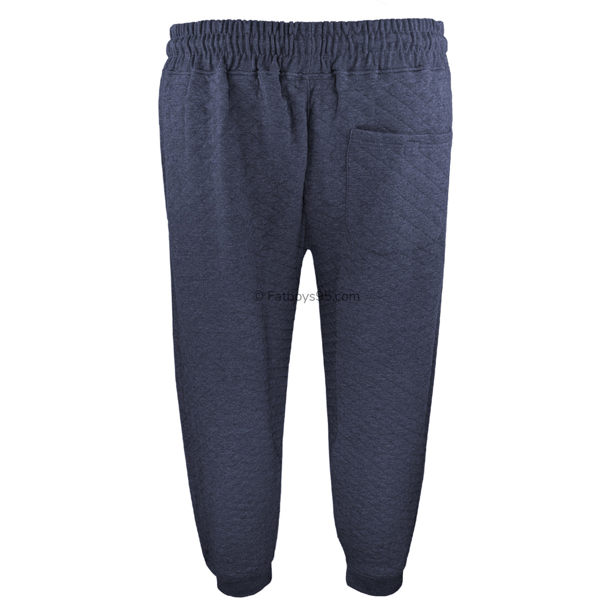 Kam Quilted Jersey Joggers - KBS 238 - Navy 4