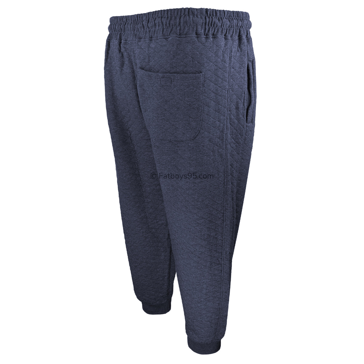 Kam Quilted Jersey Joggers - KBS 238 - Navy 5