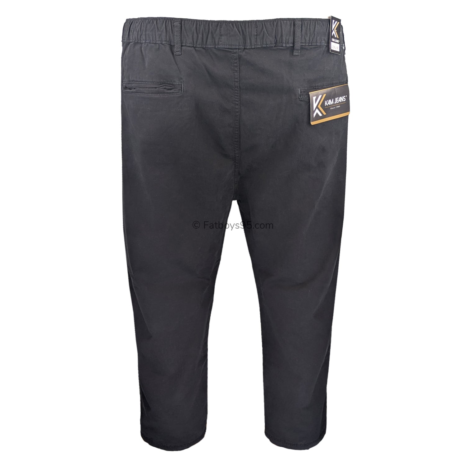 Kam Elasticated Rugby Trousers - KBS 241 - Black 4