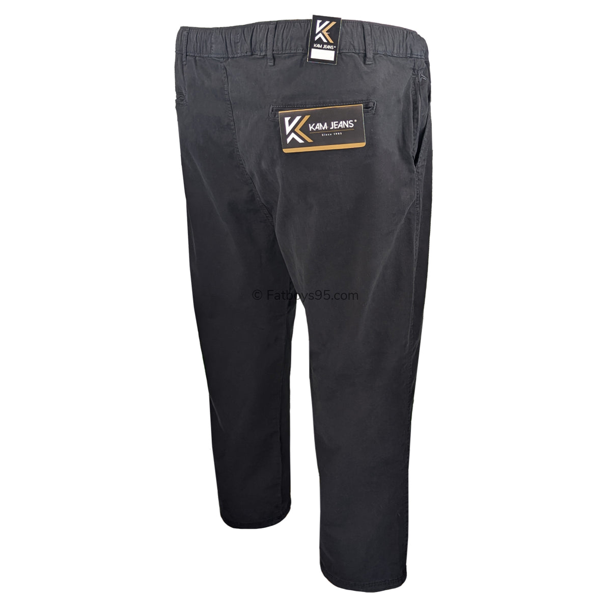 Kam Elasticated Rugby Trousers - KBS 241 - Black 5