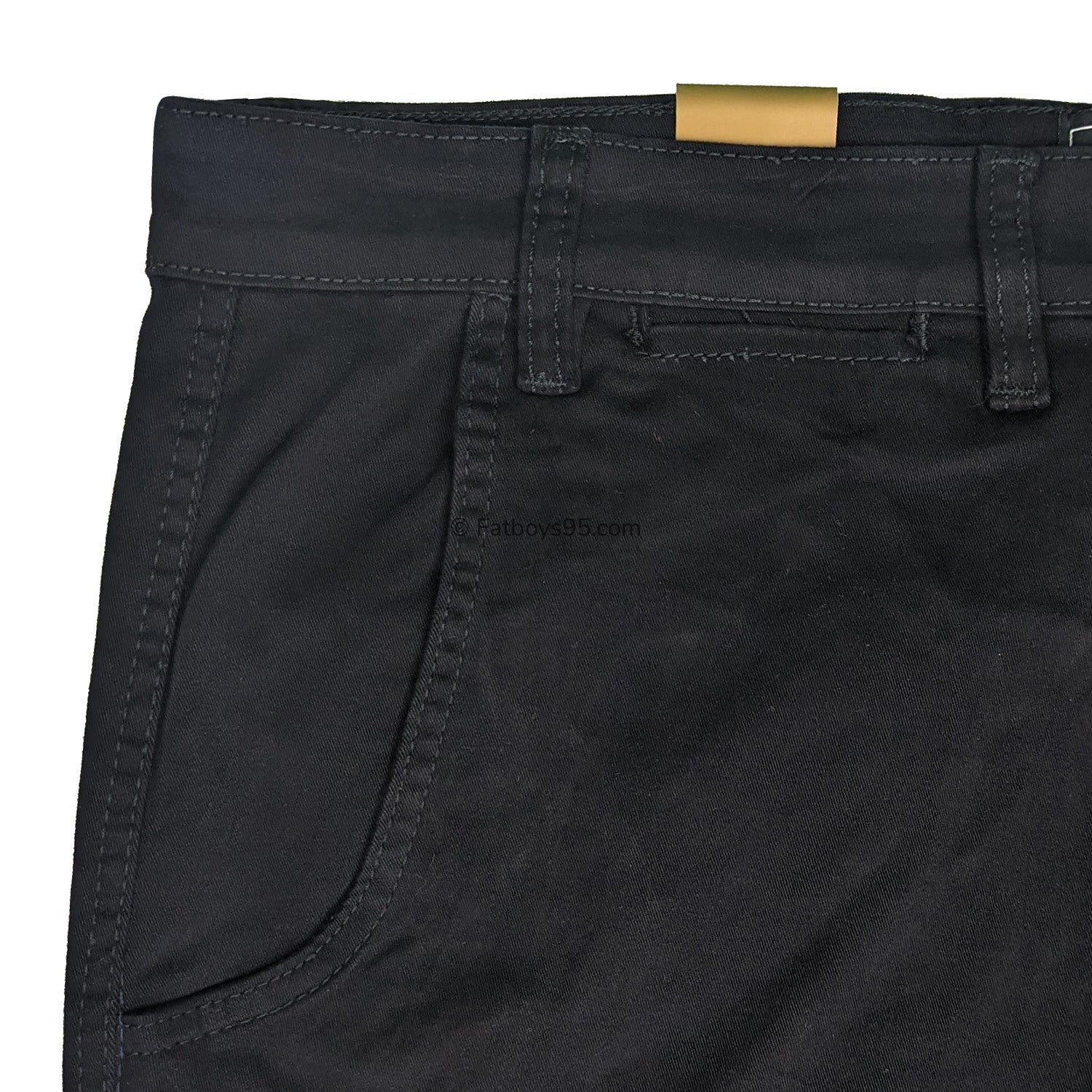 Kam Stretch Modern Chinos - KBS 261 - Black 2