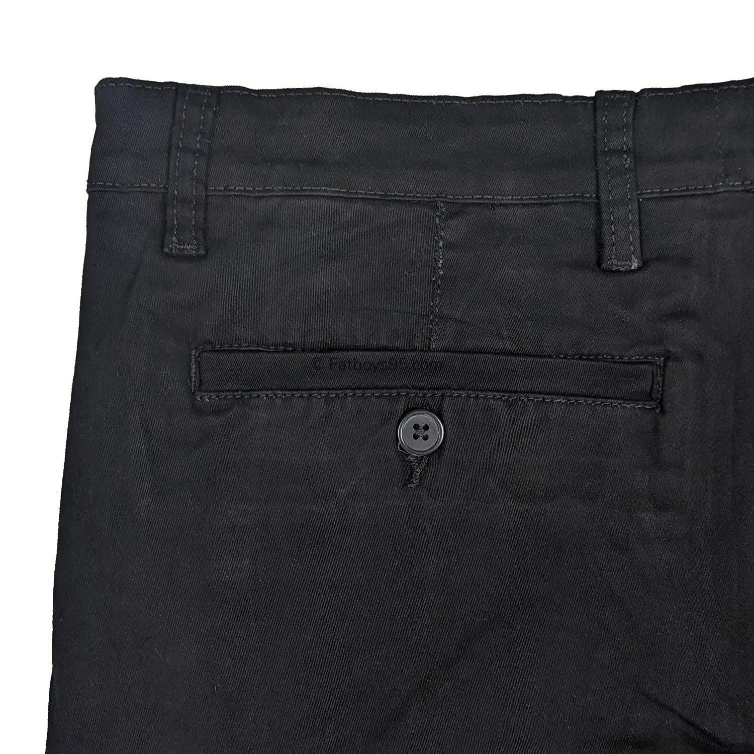 Kam Stretch Modern Chinos - KBS 261 - Black 4