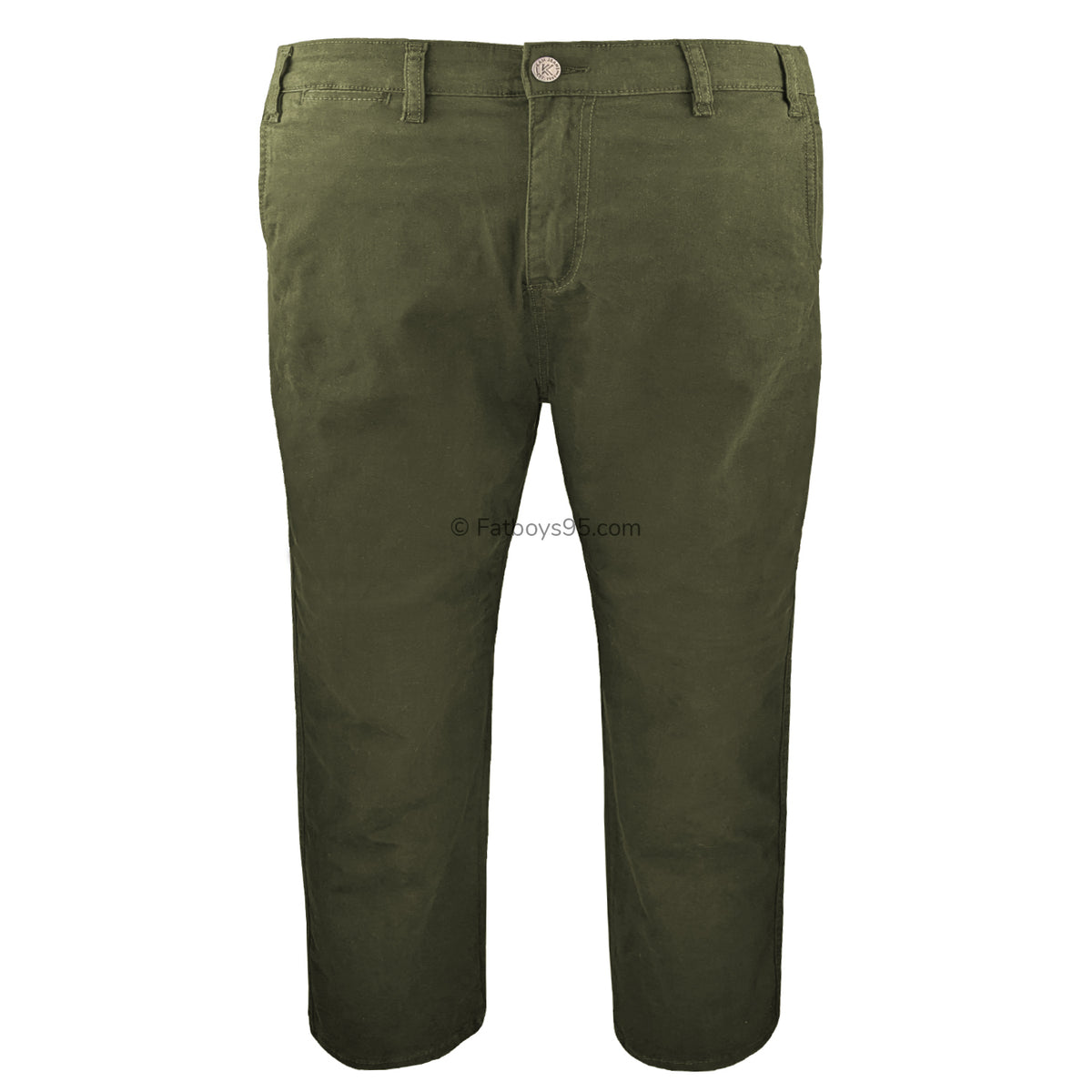 Kam Stretch Modern Chinos - KBS 261 - Khaki 1