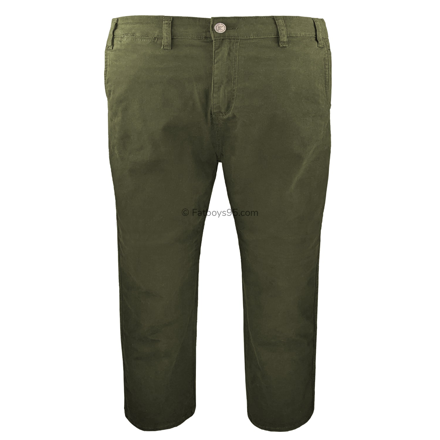 Kam Stretch Modern Chinos - KBS 261 - Khaki 1