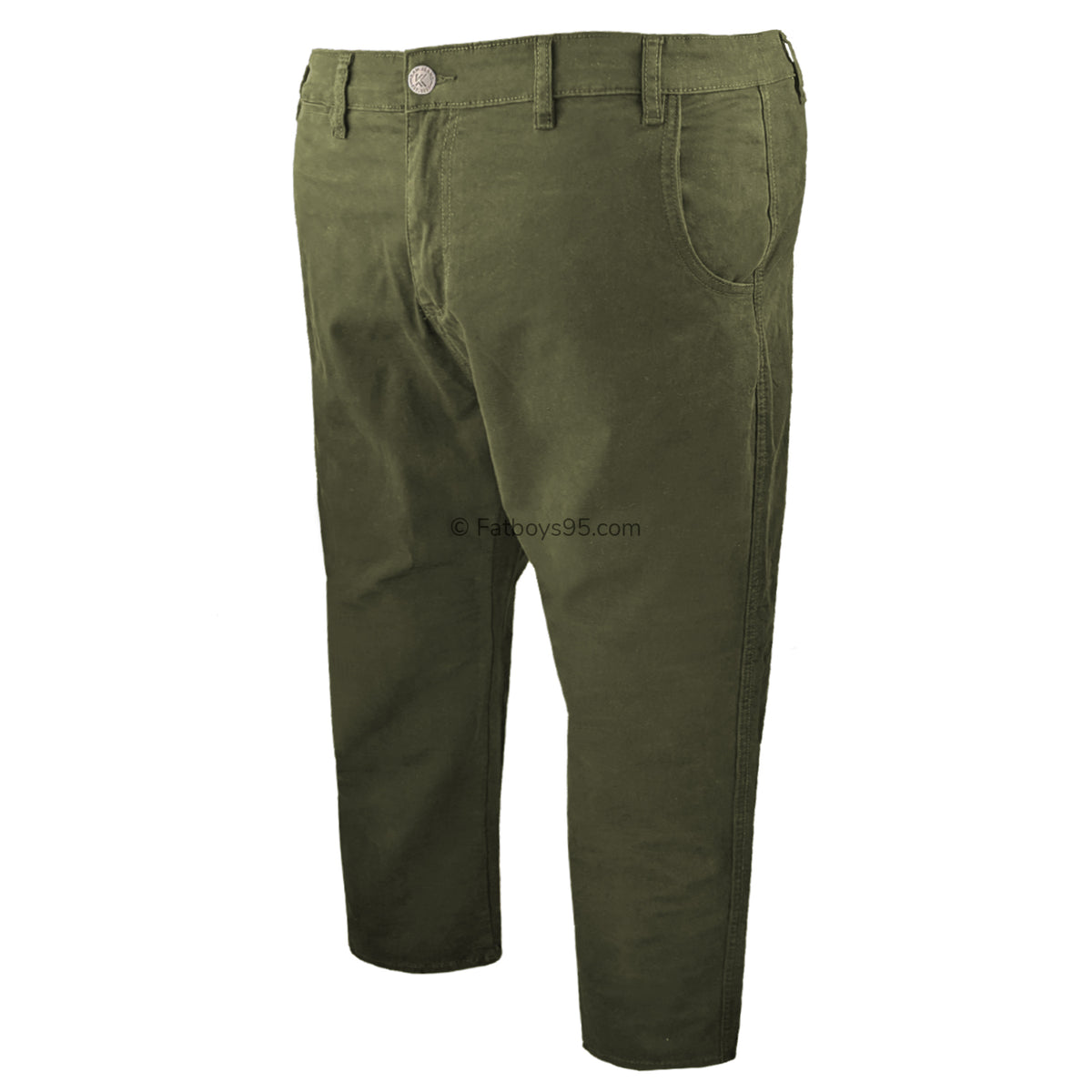 Kam Stretch Modern Chinos - KBS 261 - Khaki 2