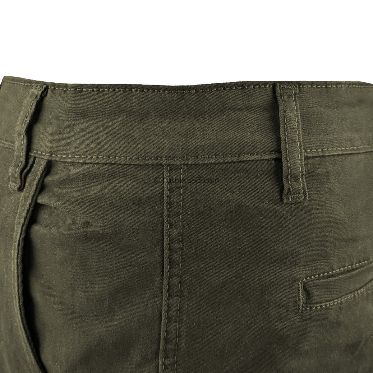 Kam Stretch Modern Chinos - KBS 261 - Khaki 4
