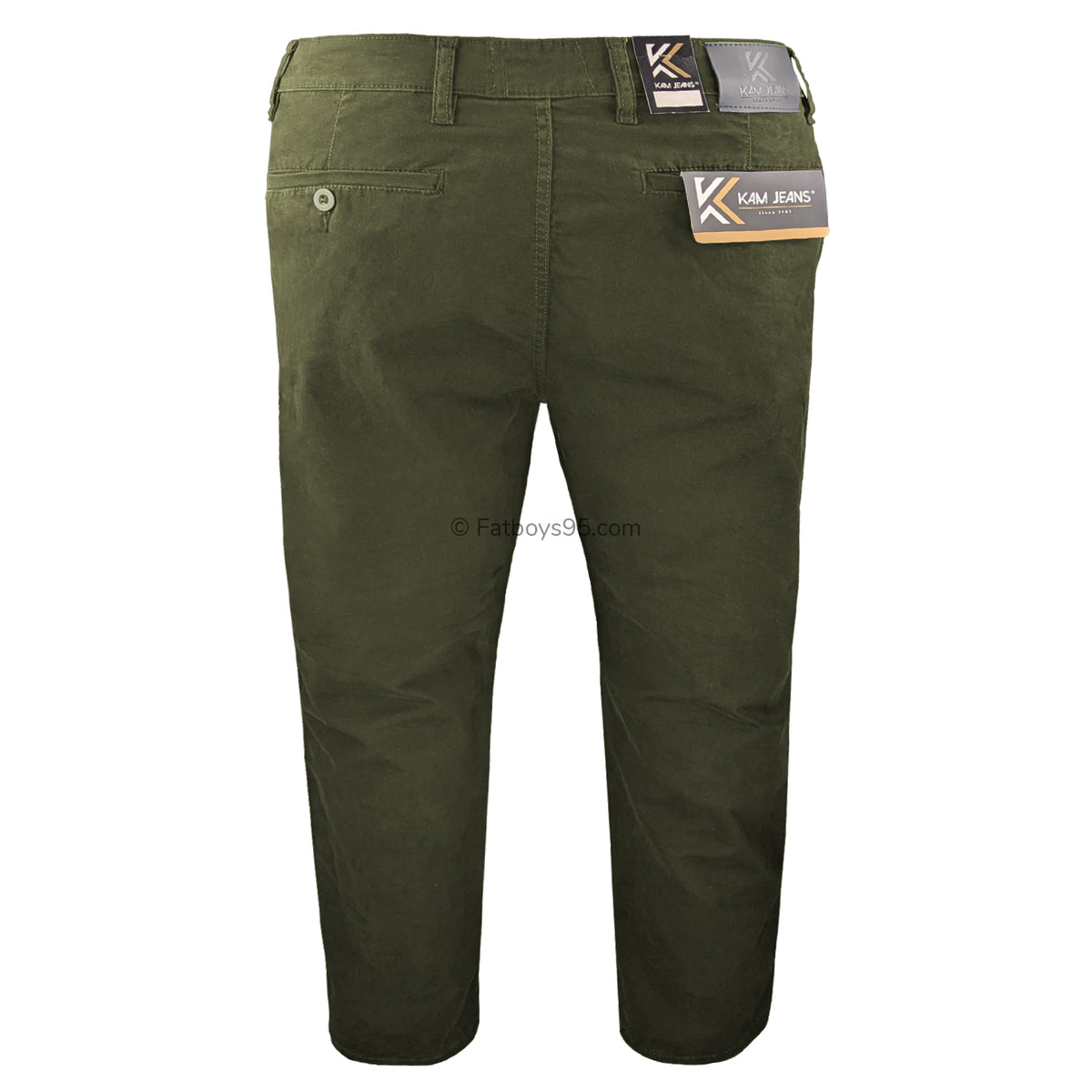 Kam Stretch Modern Chinos - KBS 261 - Khaki 5
