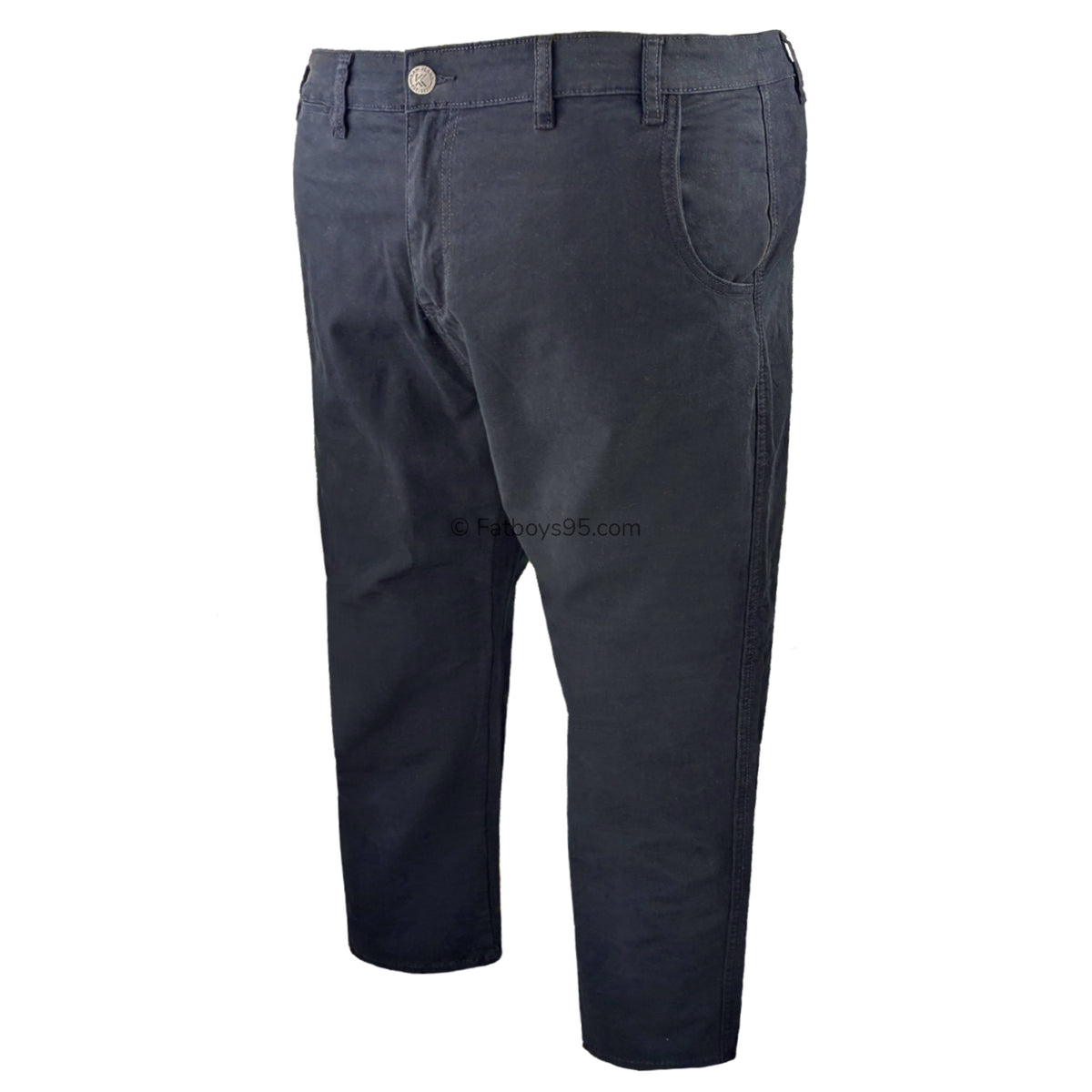 Kam Stretch Modern Chinos - KBS 261 - Navy 2