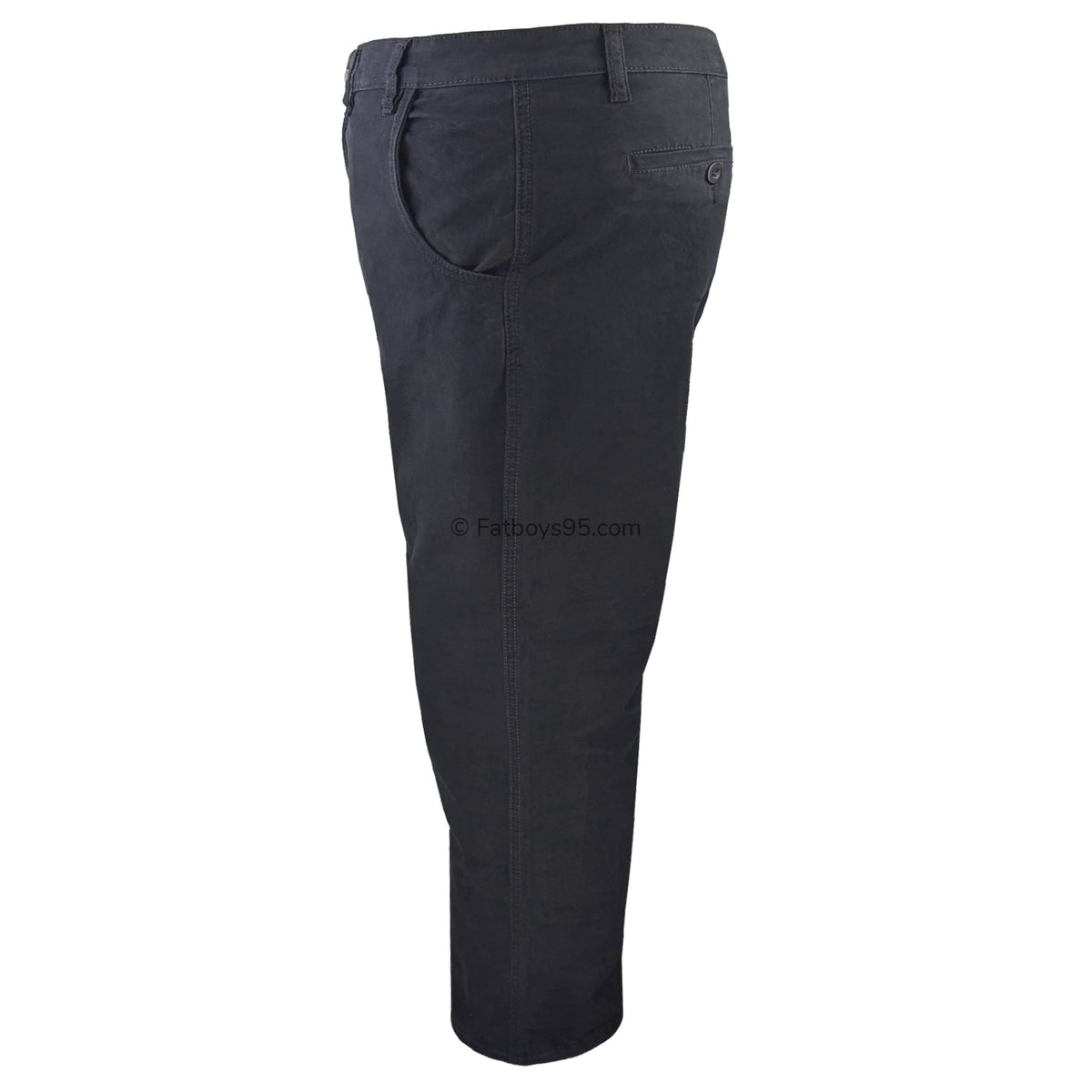 Kam Stretch Modern Chinos - KBS 261 - Navy 3