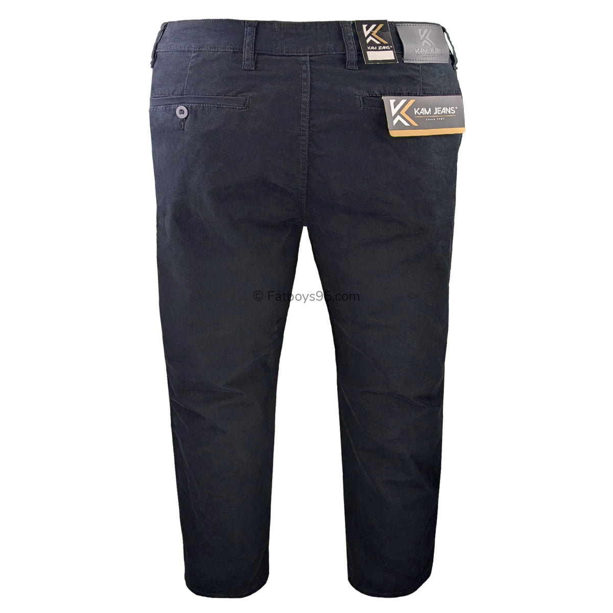 Kam Stretch Modern Chinos - KBS 261 - Navy 5