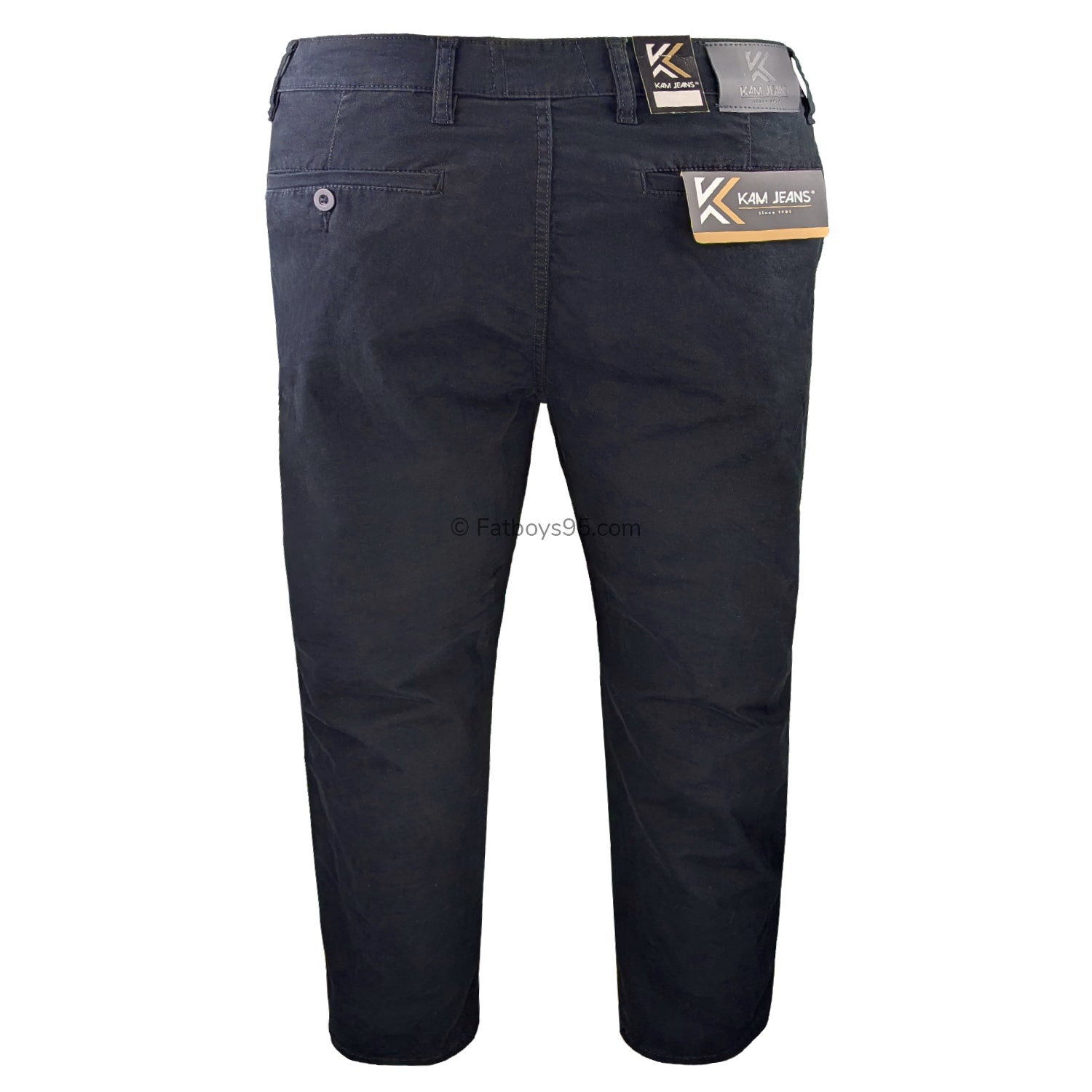 Kam Stretch Modern Chinos - KBS 261 - Navy 5