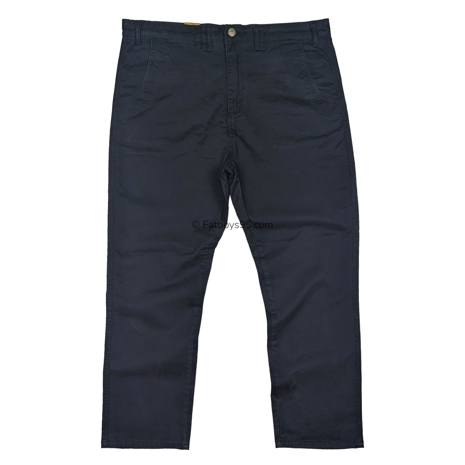 Kam Stretch Modern Chinos - KBS 261 - Navy 1