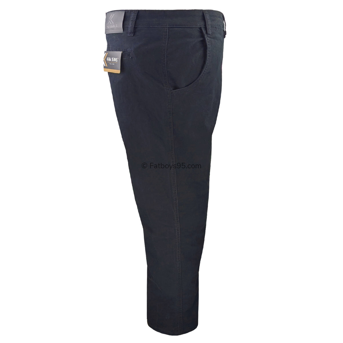 Kam Stretch Modern Chinos - KBS 261 - Navy 7