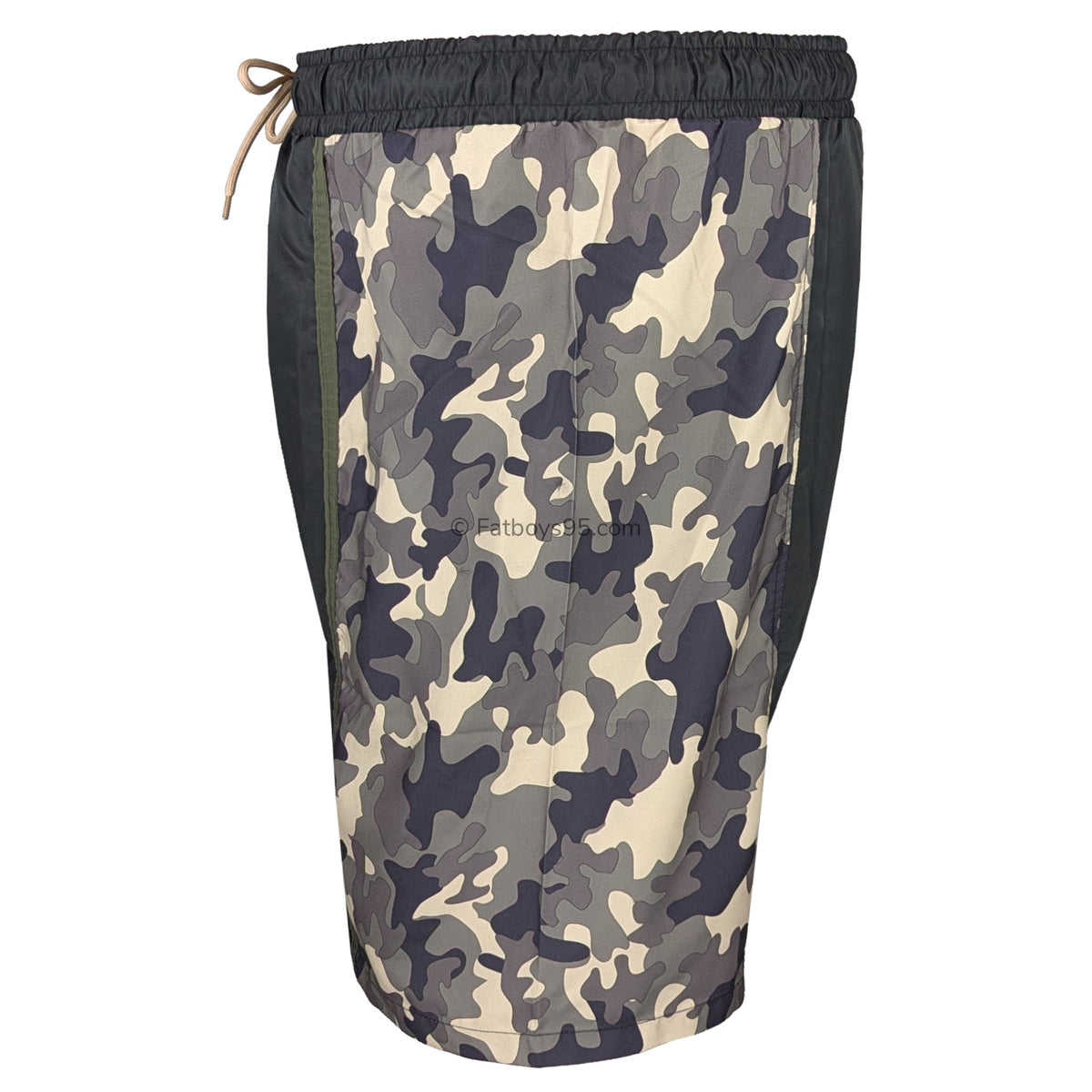 Kam Camo Side Panel Swim Shorts - KBS 3006 - Camo 3