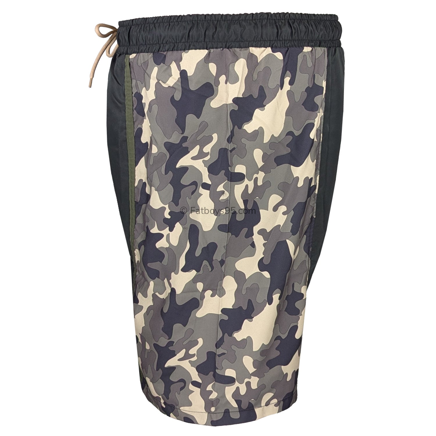 Kam Camo Side Panel Swim Shorts - KBS 3006 - Camo 3