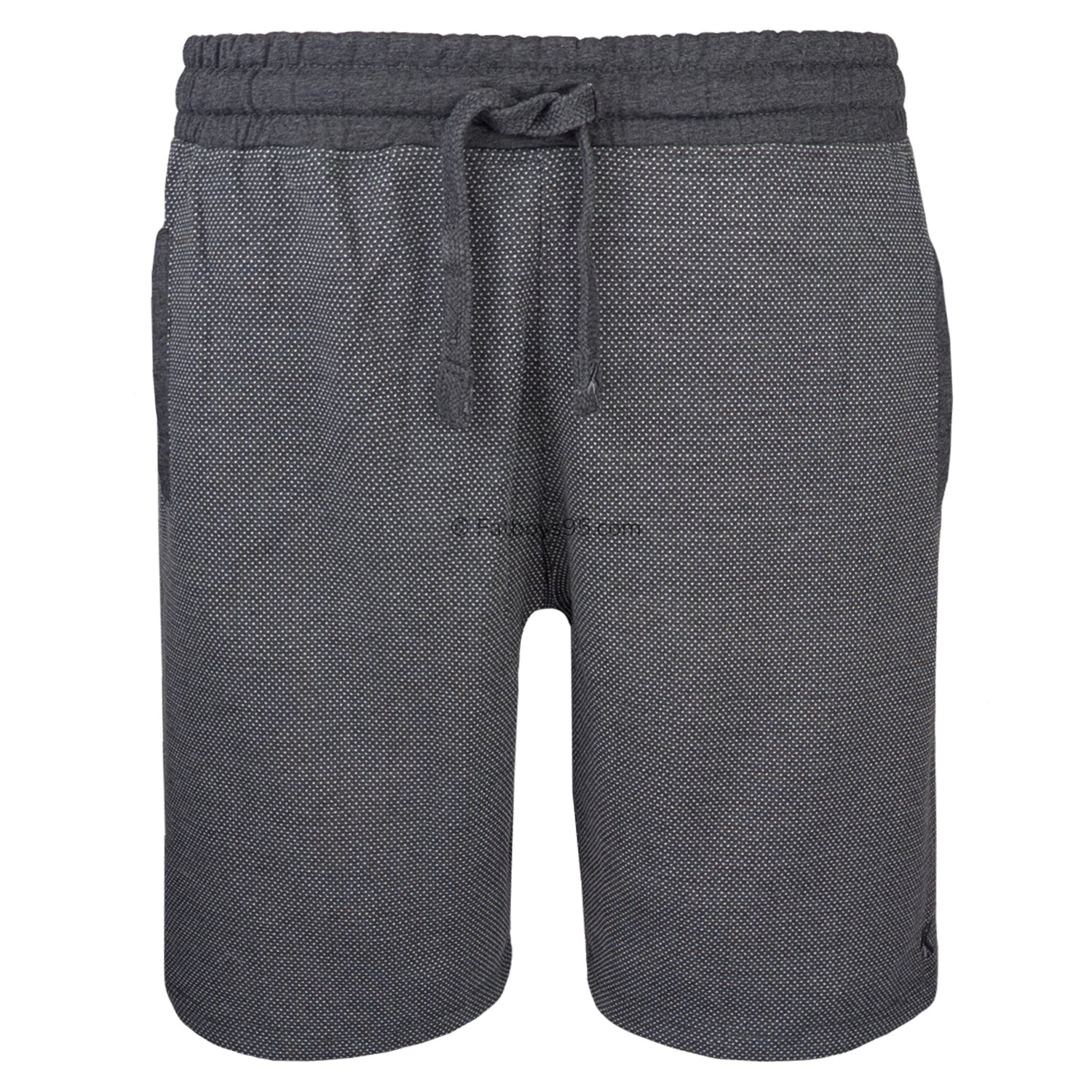 Kam Dobby Print Shorts - KBS 3310 - Charcoal 1