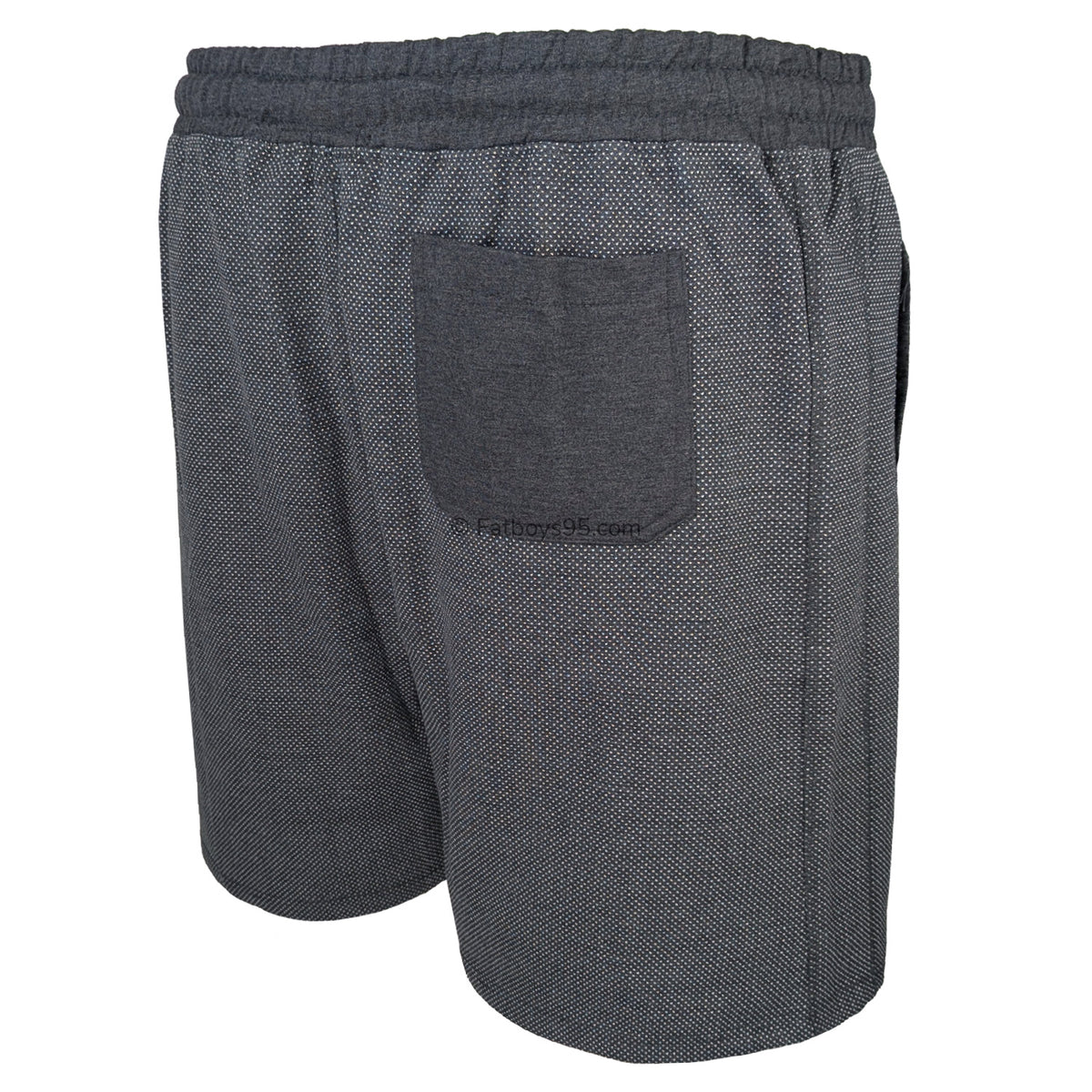 Kam Dobby Print Shorts - KBS 3310 - Charcoal 5