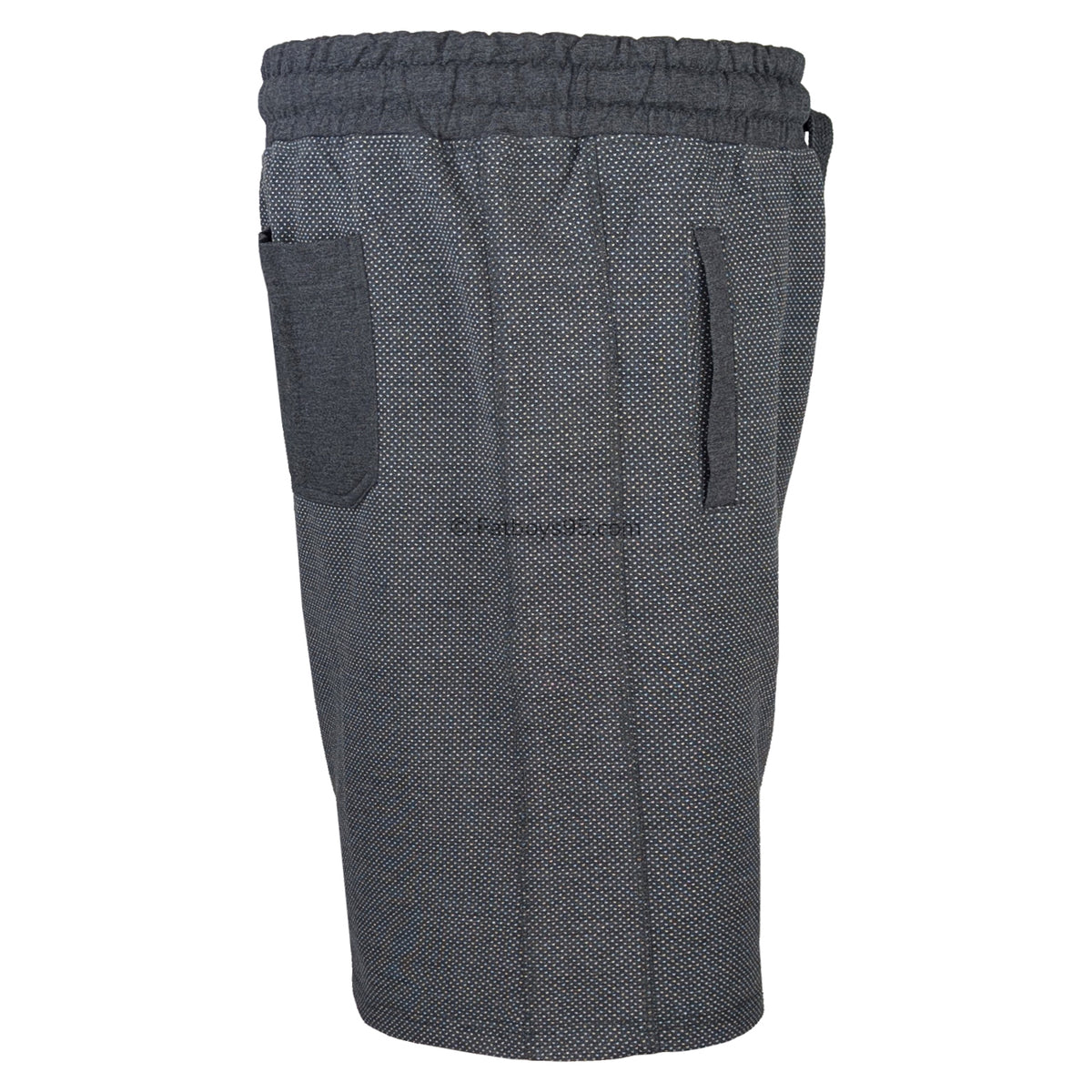 Kam Dobby Print Shorts - KBS 3310 - Charcoal 6