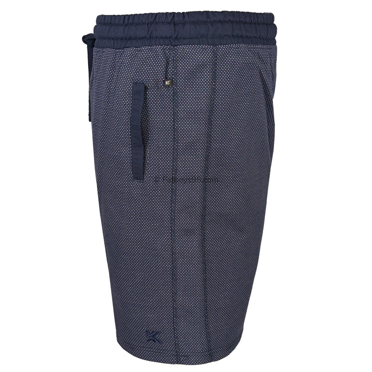 Kam Dobby Print Shorts - KBS 3310 - Indigo 3
