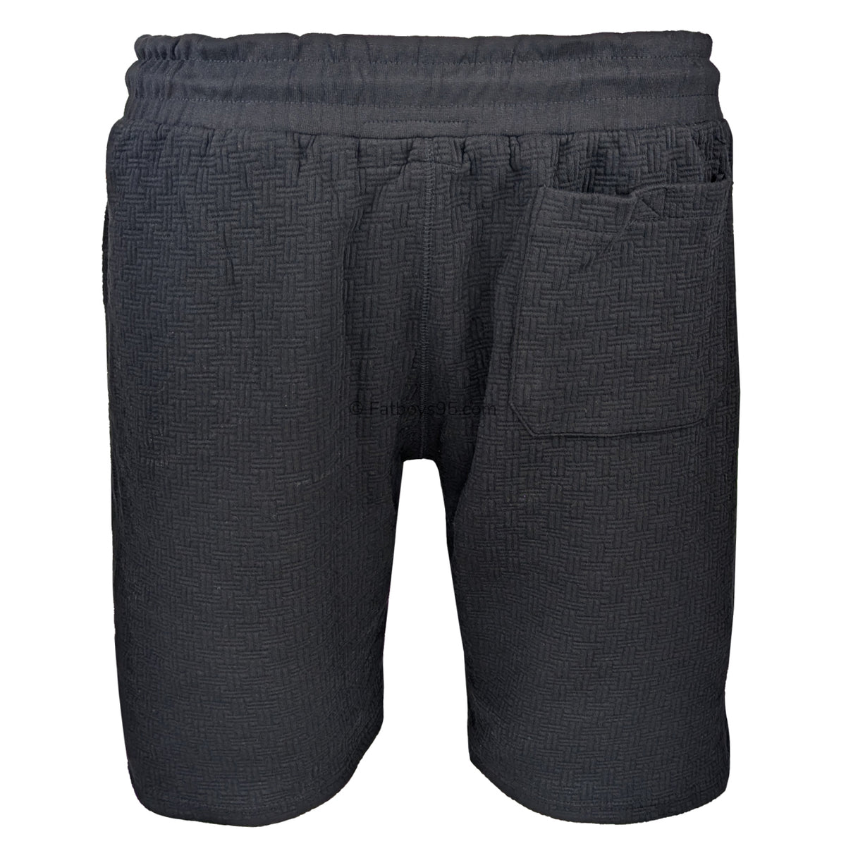 Kam Jacquard Textured Jersey Shorts - KBS 3319 - Black 4