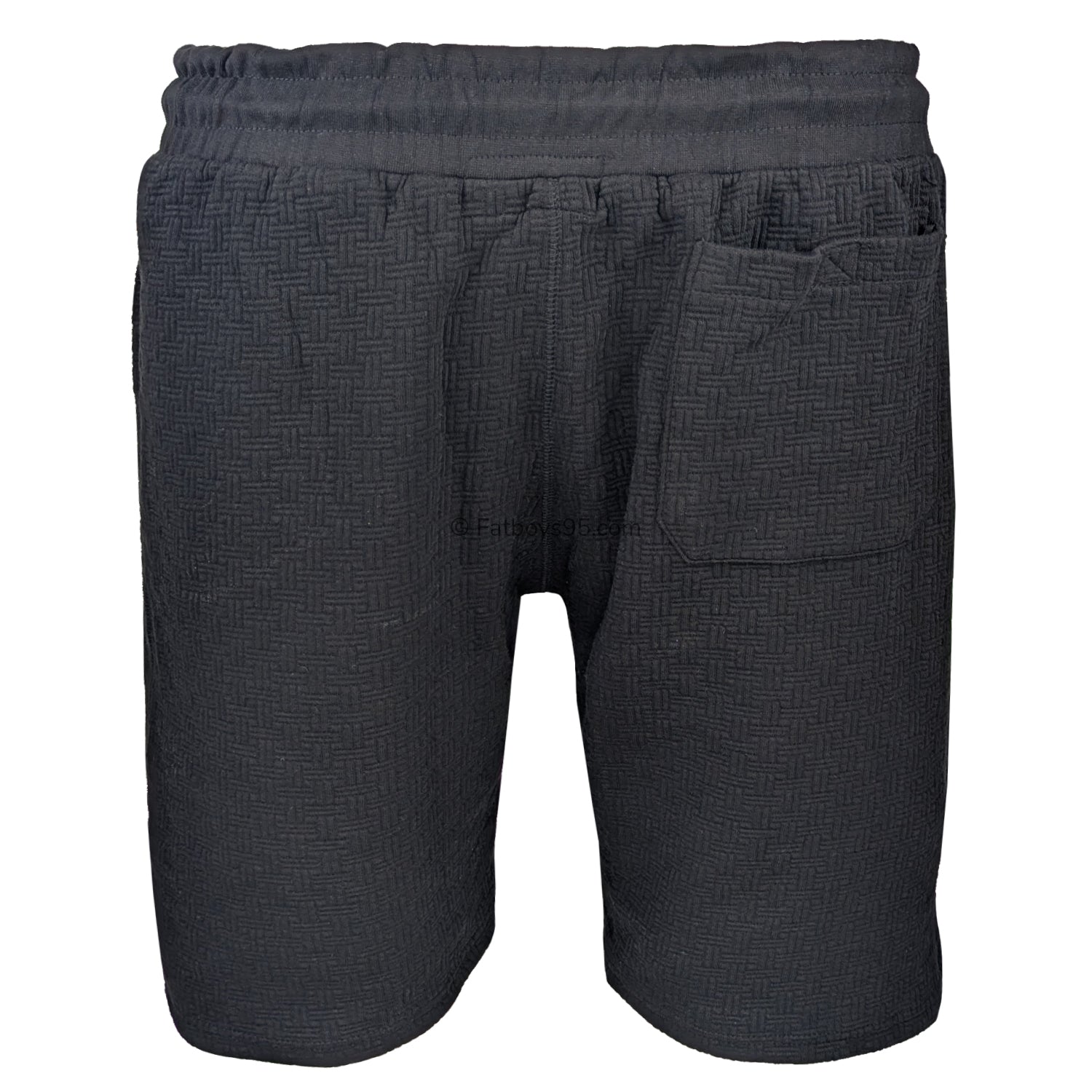 Kam Jacquard Textured Jersey Shorts - KBS 3319 - Black 4