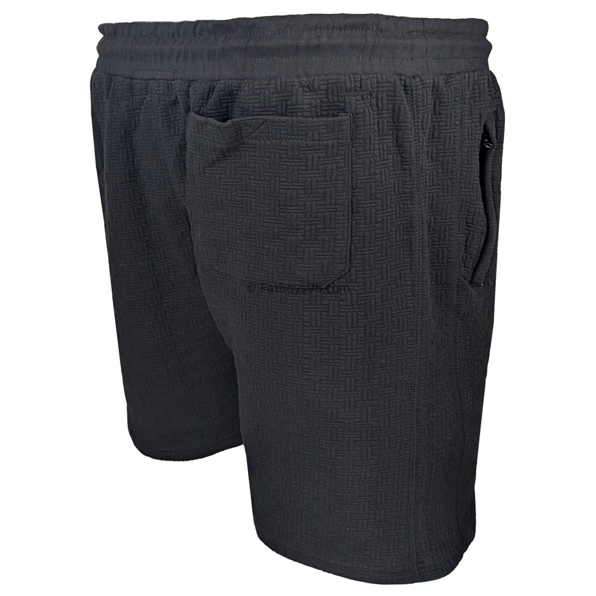 Kam Jacquard Textured Jersey Shorts - KBS 3319 - Black 5