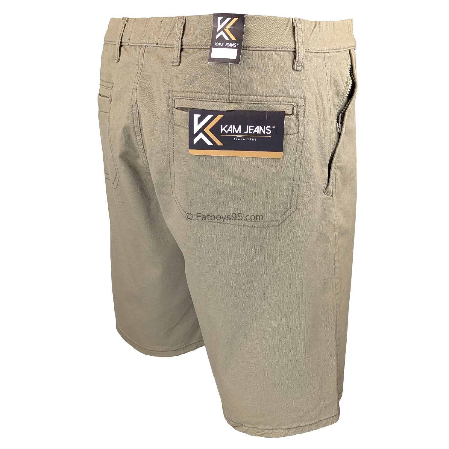 Kam Stretch Rugby Shorts - KBS 3400 - Stone 5