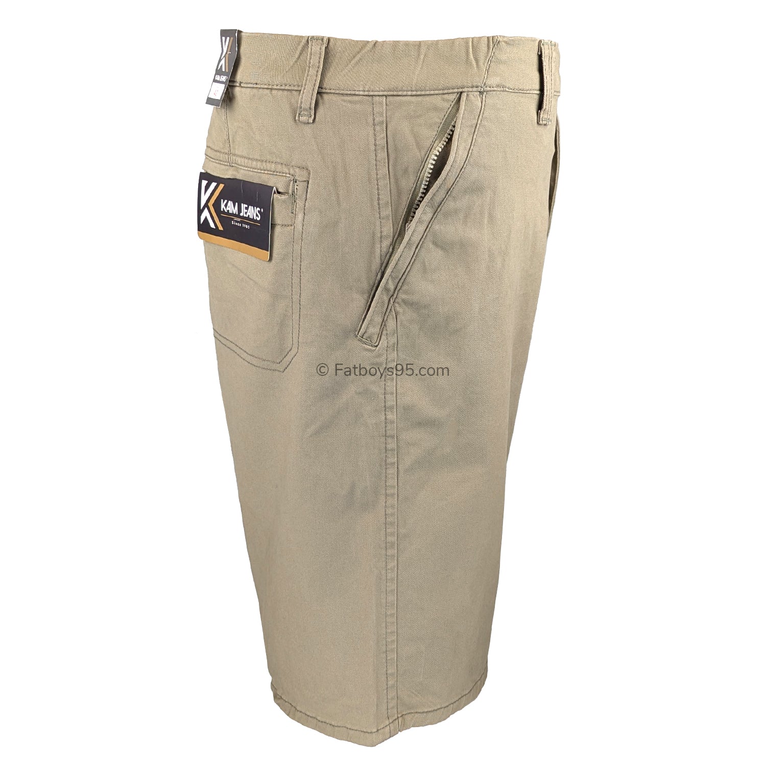 Kam Stretch Rugby Shorts - KBS 3400 - Stone 6