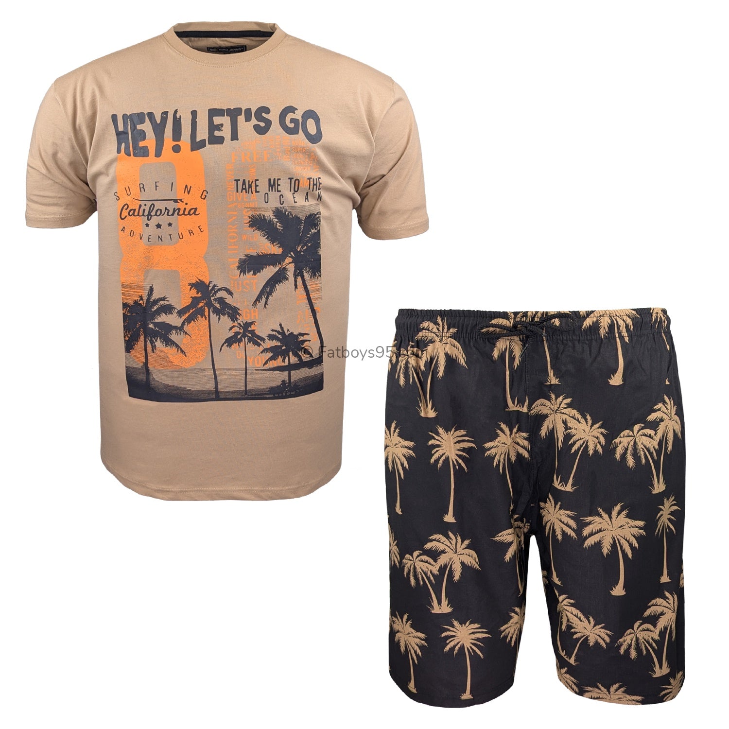 Kam Lets Go PJs - KBS 5000 - Beige 1