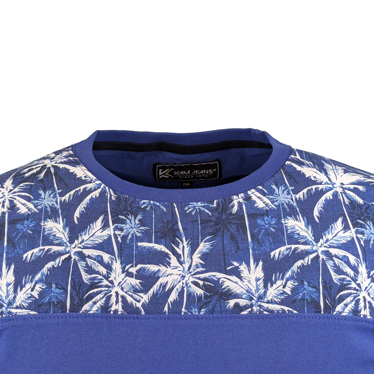 Kam Palm Tree PJs - KBS 5002 - Electric Blue 3