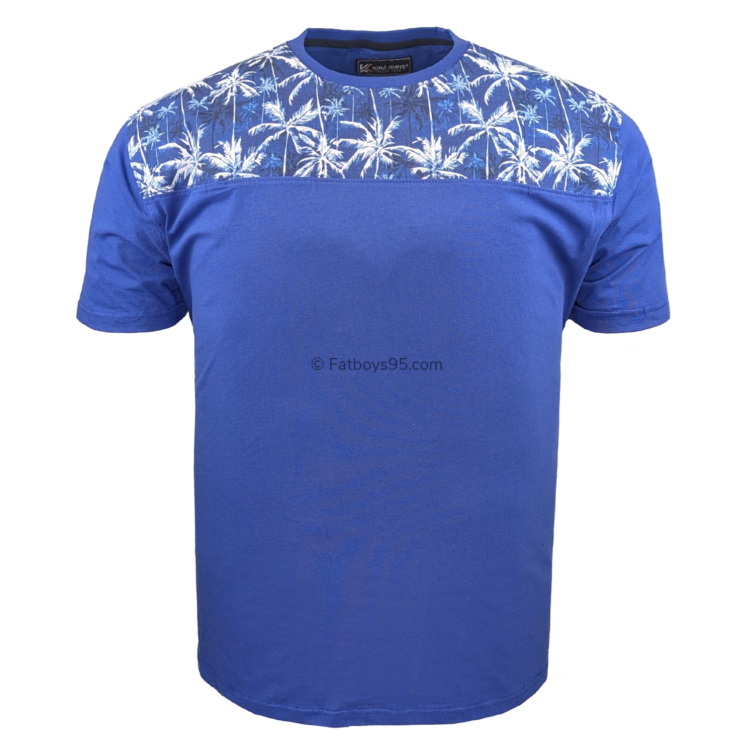 Kam Palm Tree PJs - KBS 5002 - Electric Blue 2