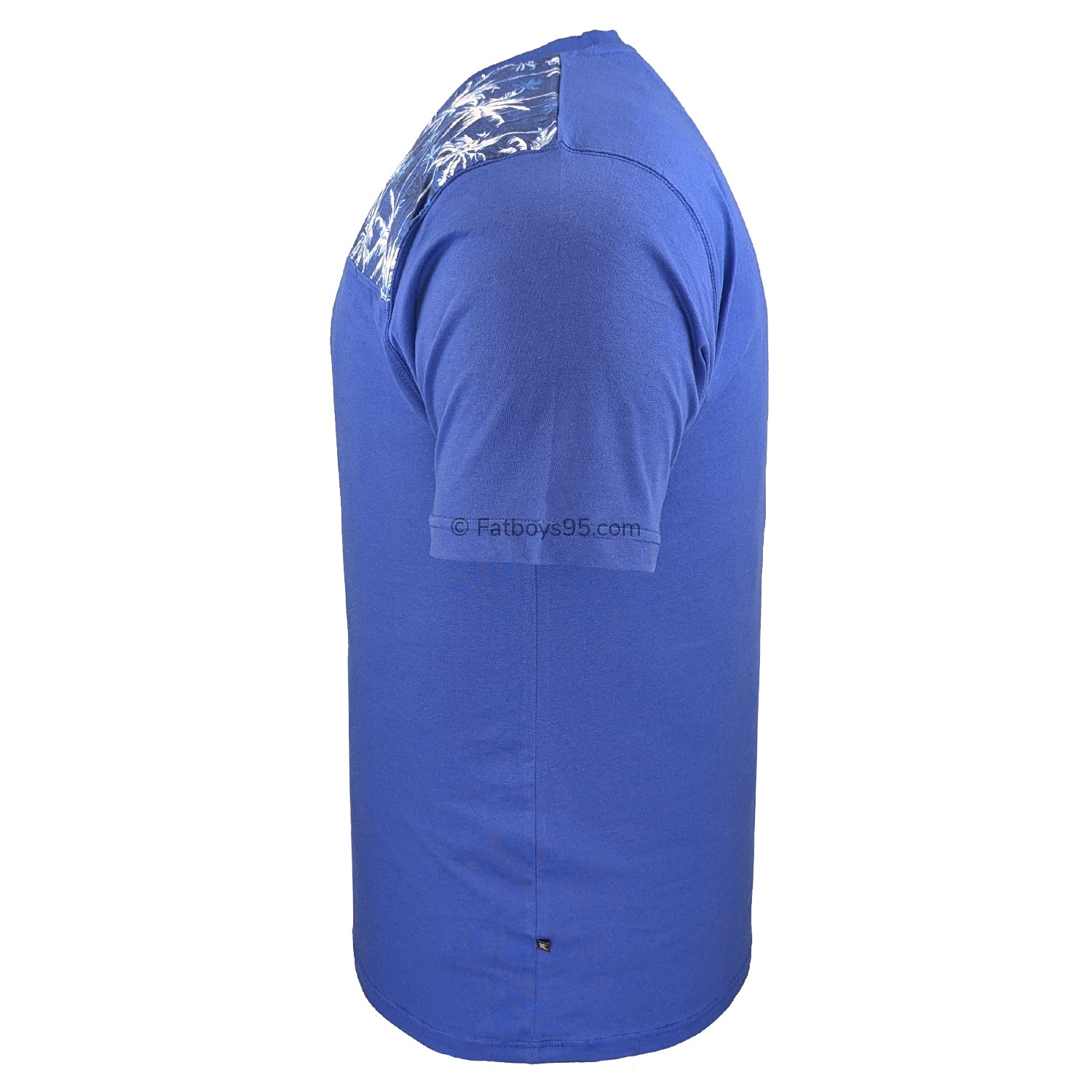 Kam Palm Tree PJs - KBS 5002 - Electric Blue 5