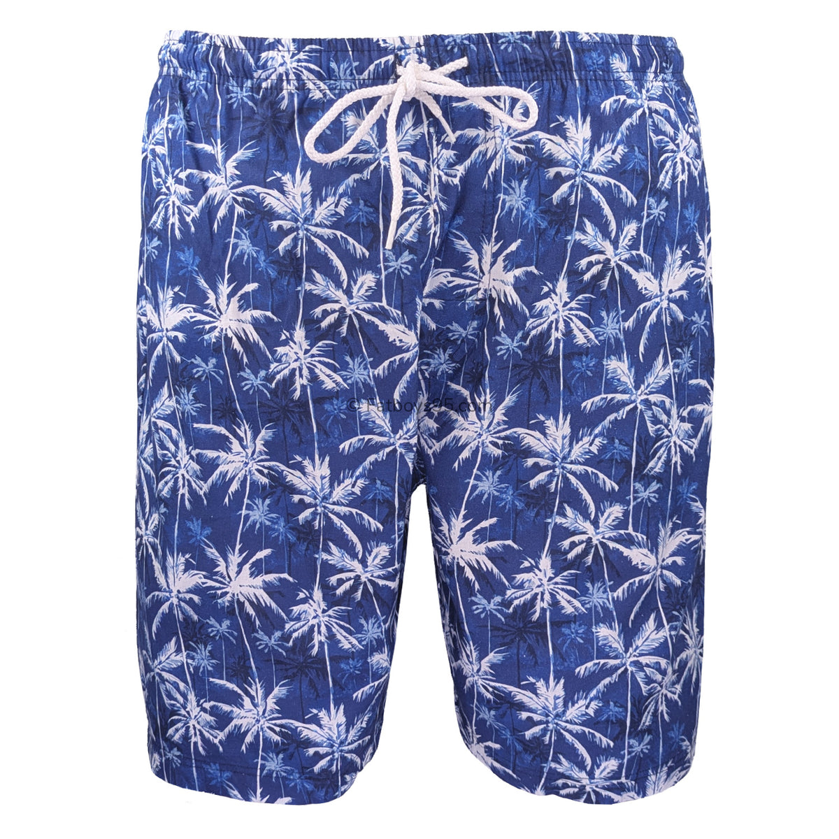Kam Palm Tree PJs - KBS 5002 - Electric Blue 7