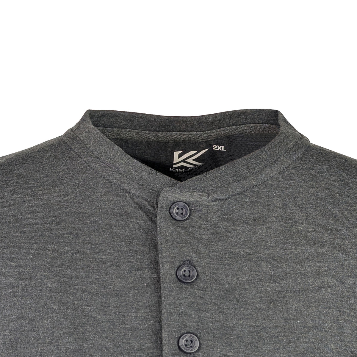 Kam 3 Pack Grandad Tee - KBS 500HV - Black / Grey / Charcoal 10