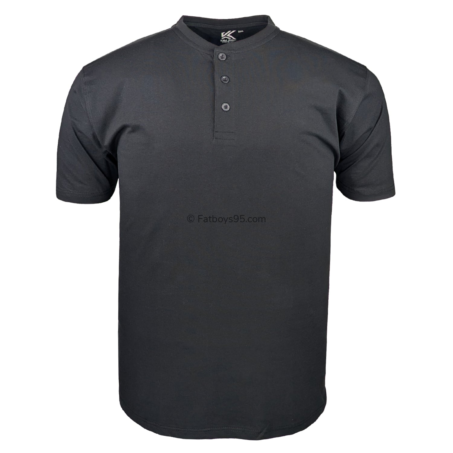 Kam 3 Pack Grandad Tee - KBS 500HV - Black / Grey / Charcoal 2