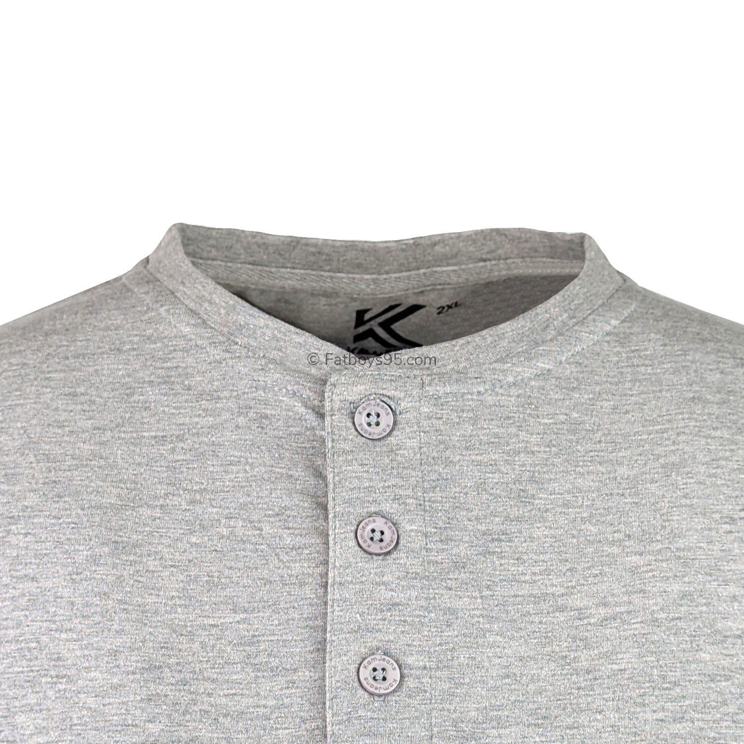 Kam 3 Pack Grandad Tee - KBS 500HV - Black / Grey / Charcoal 8