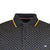 Kam Dobby Print Polo - KBS 5476 - Black 2