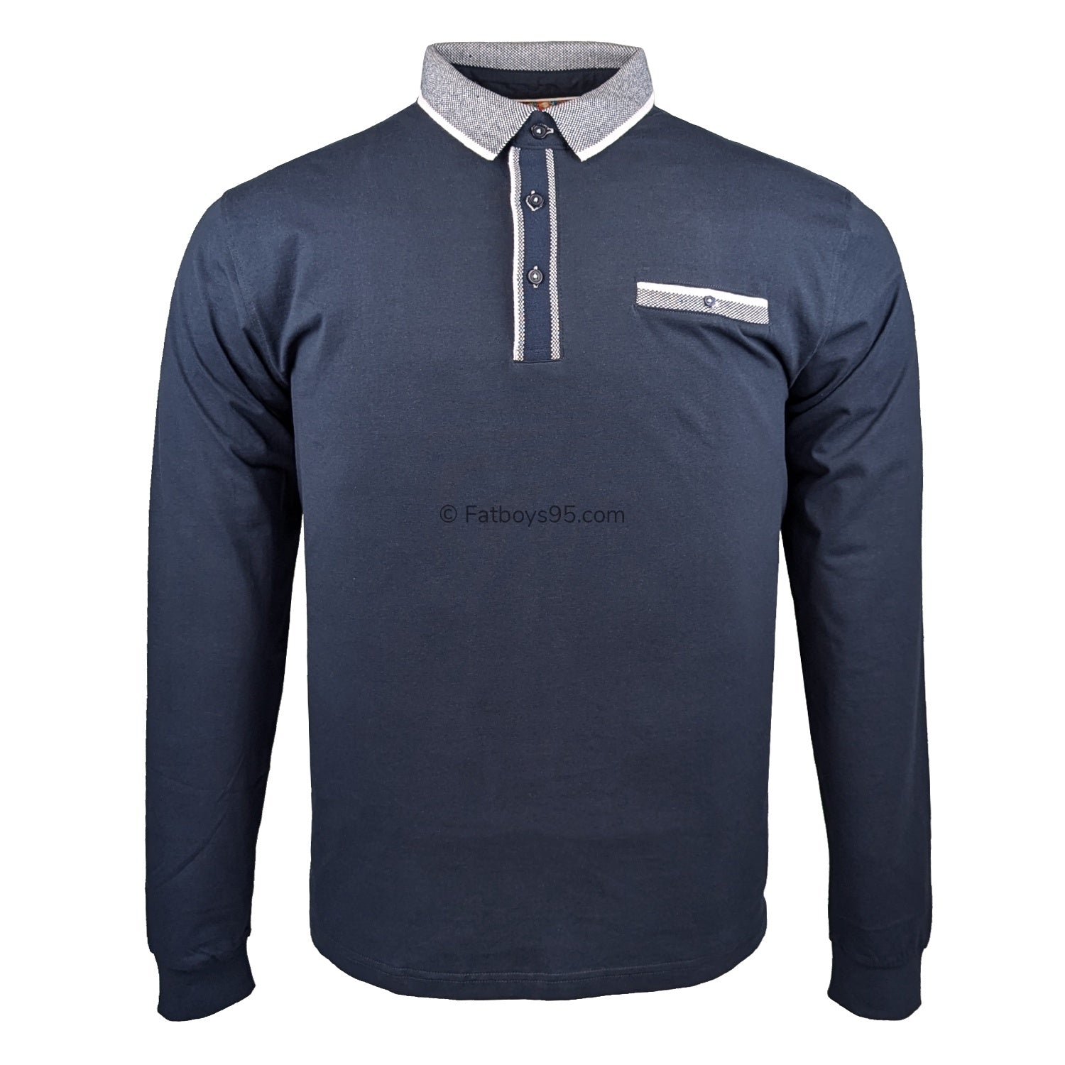 Kam L/S Polo - KBS 5509 - Navy