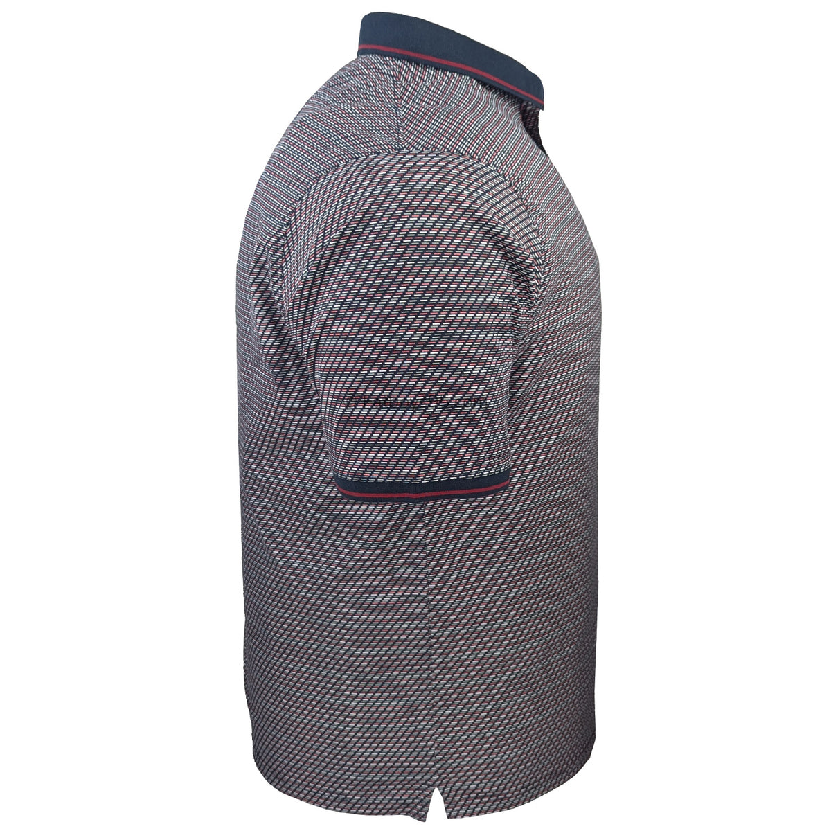 Kam Geo Print Polo - KBS 5544 - Navy 6