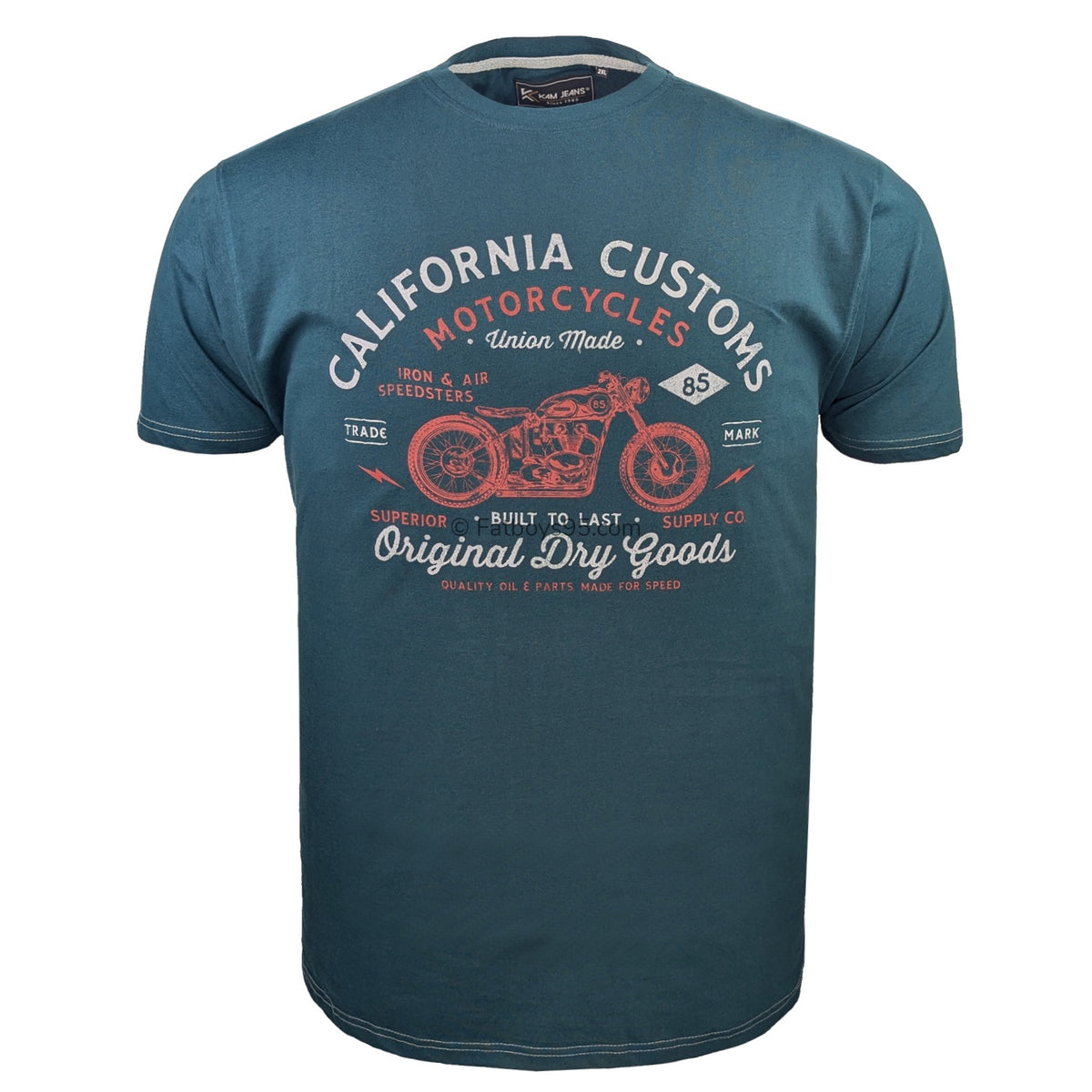 Kam California Customs T-Shirt - KBS 5787 - Dark Sea 1