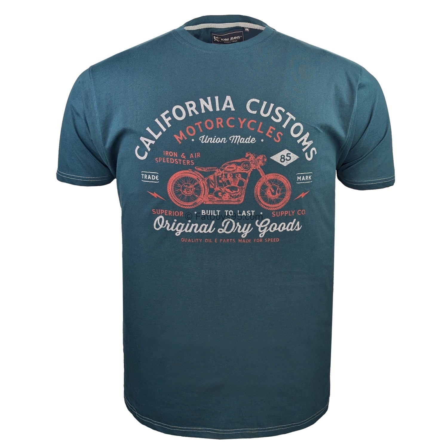 Kam California Customs T-Shirt - KBS 5787 - Dark Sea 1